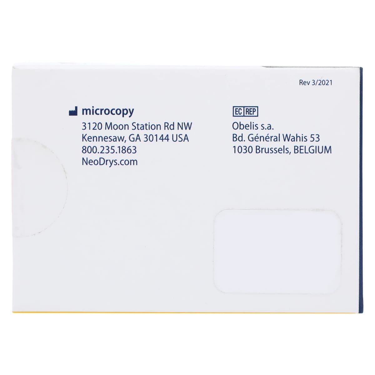 NeoDrys ReFlective Saliva Absorbent Cotton Roll Substitute, Small (Yellow), Reflective Backing, 50/Box, DYRS thumbnail 4