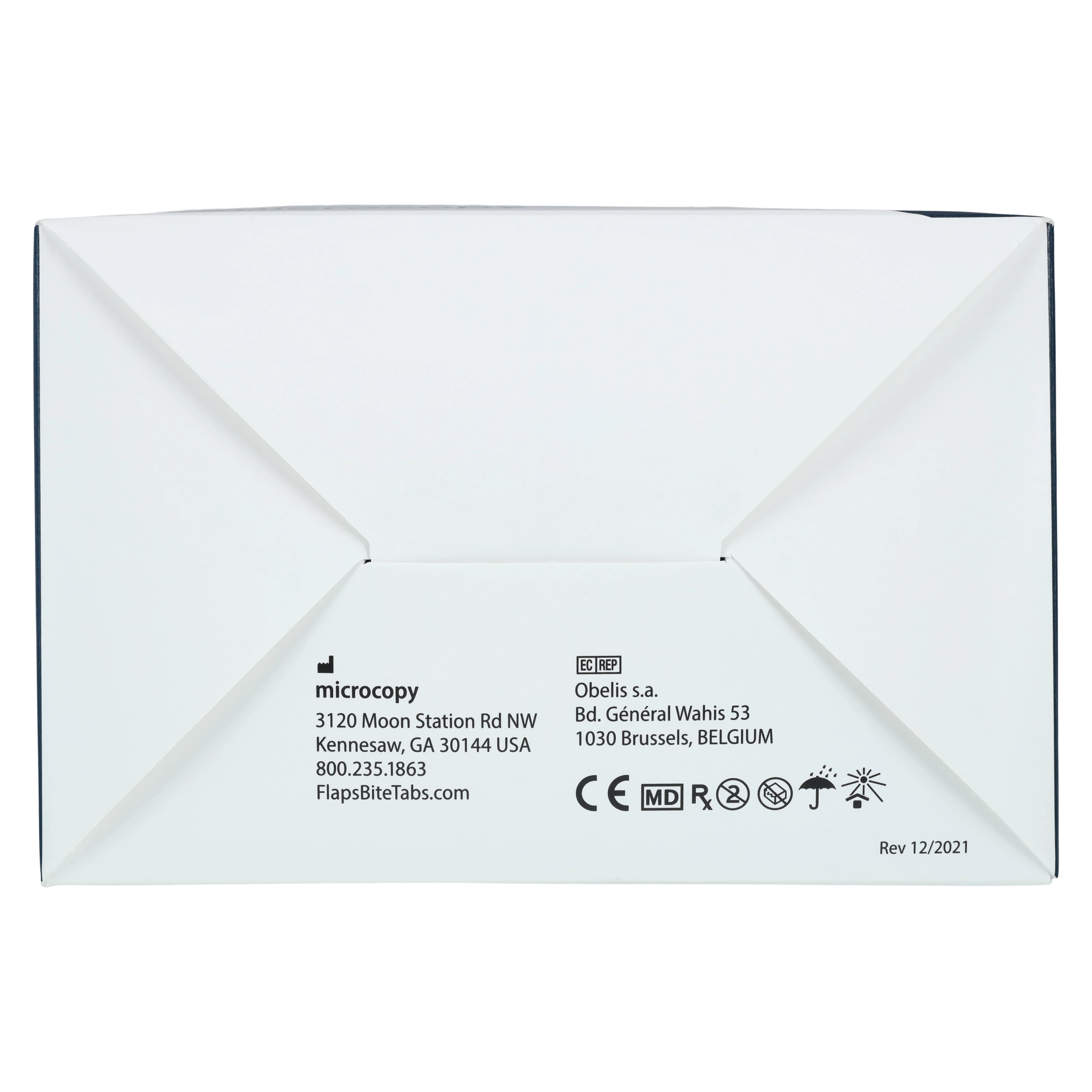 Microcopy Sensor Flaps, Long, Blue, Cushioned Bite Tabs for Film & Digital Sensors, 375/Box, FLS thumbnail 6