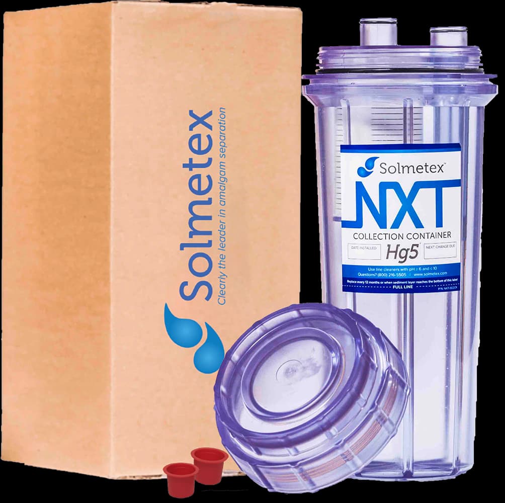 Solmetex NXT Hg5 Collection Container with Recycle Kit, NXT-HG5-002CR - NXT Hg5 Collection Container, with Recycle Kit, NXT-HG5-002CR - Image 1