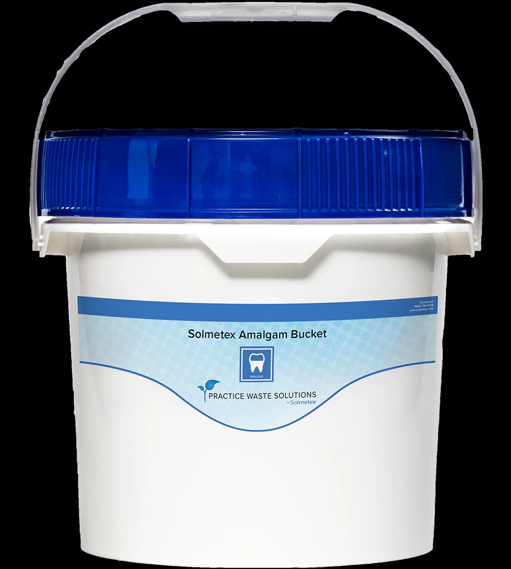 Solmetex Practice Waste Solutions Amalgam Recycling Bucket, 3.5 Gallon, 1/Pk, PWS-AB-3.5 thumbnail 2