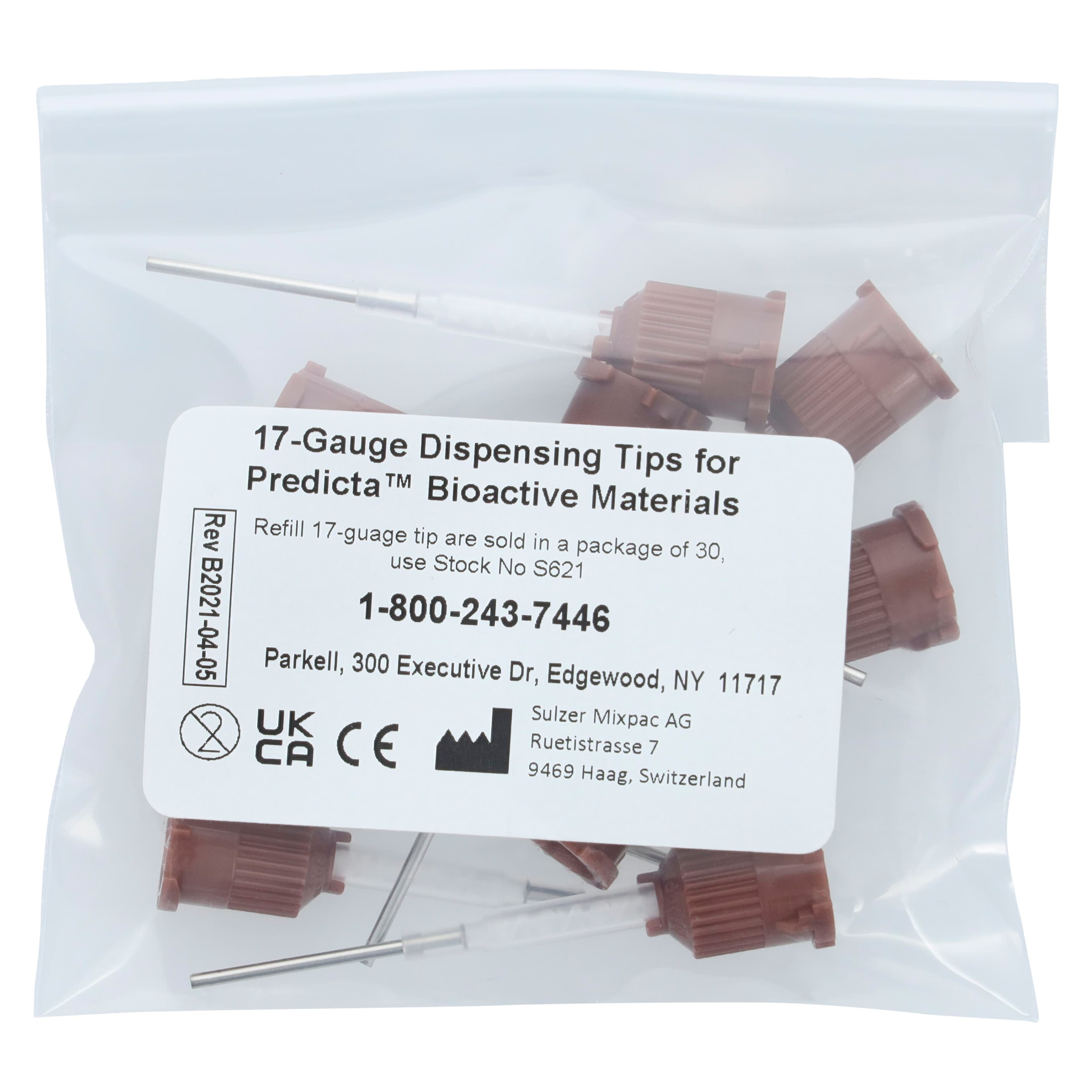 Parkell Predicta Bioactive Bulk-Fill Composite, Low Viscosity (LV), Shade A1/B1, 5 mL Syringe Refill with 20 Dispensing Tips, S610 thumbnail 7
