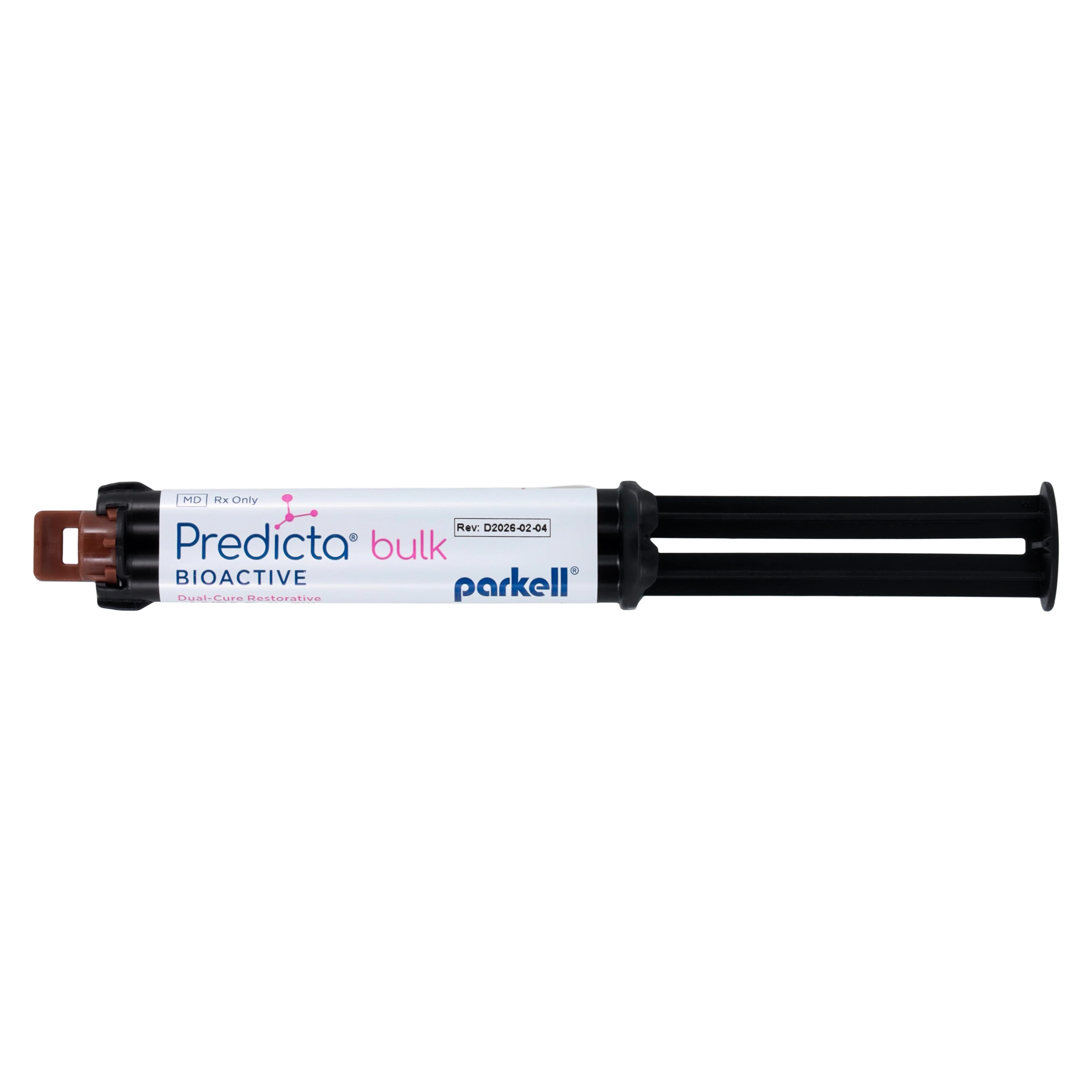 Predicta Bioactive Bulk-Fill Dual-Cure Composite, A2/B2, 5 ml Syringe Refill with 20 Dispensing Tips, S616 thumbnail 2