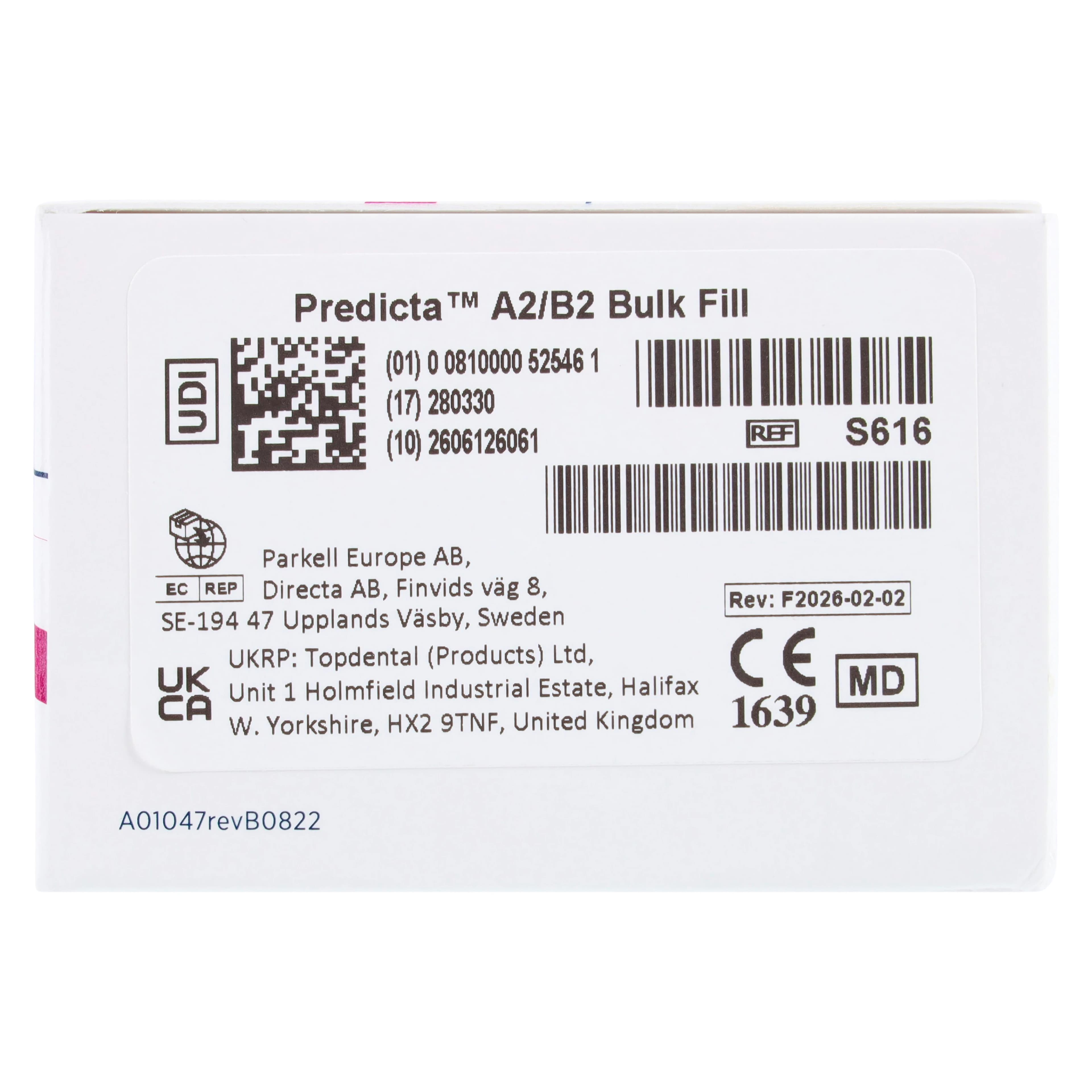 Predicta Bioactive Bulk-Fill Dual-Cure Composite, A2/B2, 5 ml Syringe Refill with 20 Dispensing Tips, S616 thumbnail 7