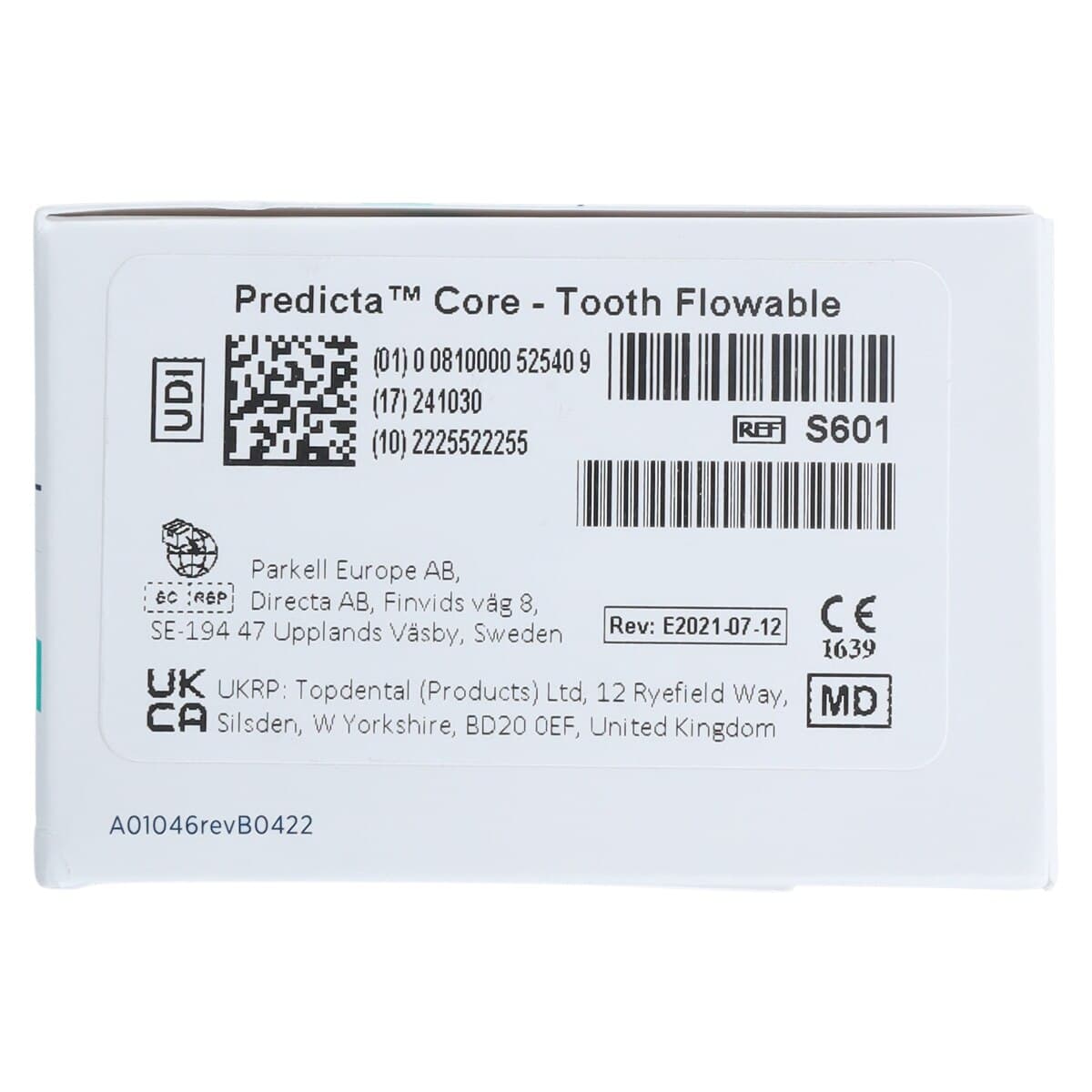 Predicta Bioactive Dual-Cure Core Build-Up Material, Flowable, Tooth Shade, 5 ml Syringe Refill with Dispensing Tips, 1/Pk, S601 thumbnail 8