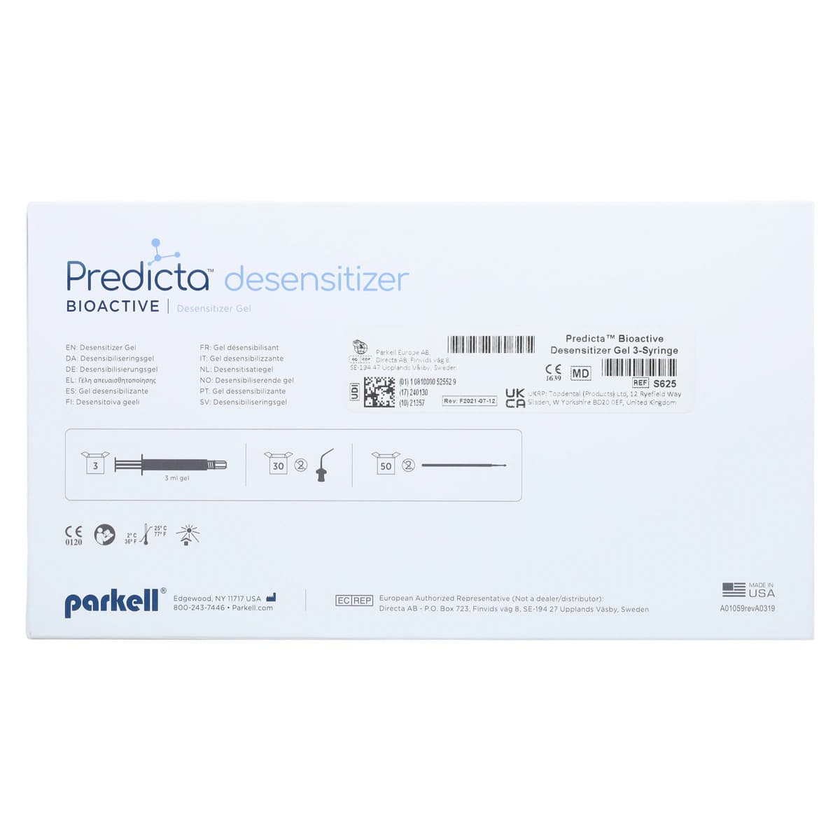 Predicta Bioactive Desensitizer Gel, 3 mL Syringe Kit, 3/Pk, S625 thumbnail 10