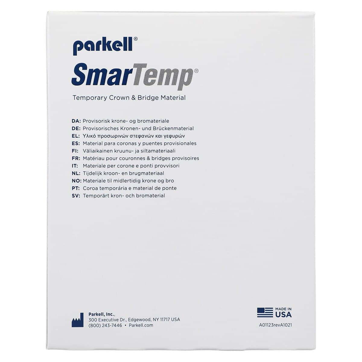 SmarTemp Provisional Crown & Bridge Resin, Ultra Light A1, Split Cartridge, 50 ml, 1/Pk, S337 thumbnail 10