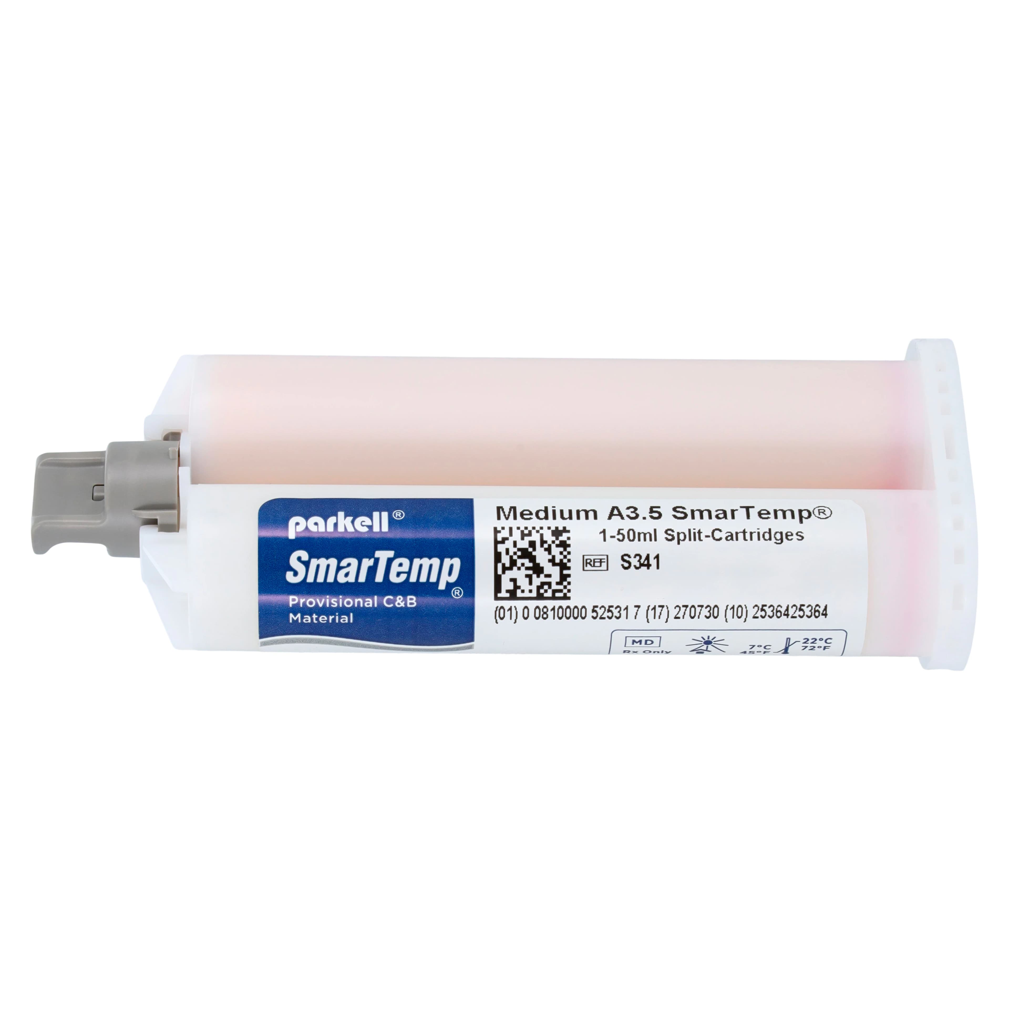 SmarTemp Provisional Crown & Bridge Resin, Automix Split Cartridge, A3.5 Medium, 50 mL, 1/Pk, S341 thumbnail 2