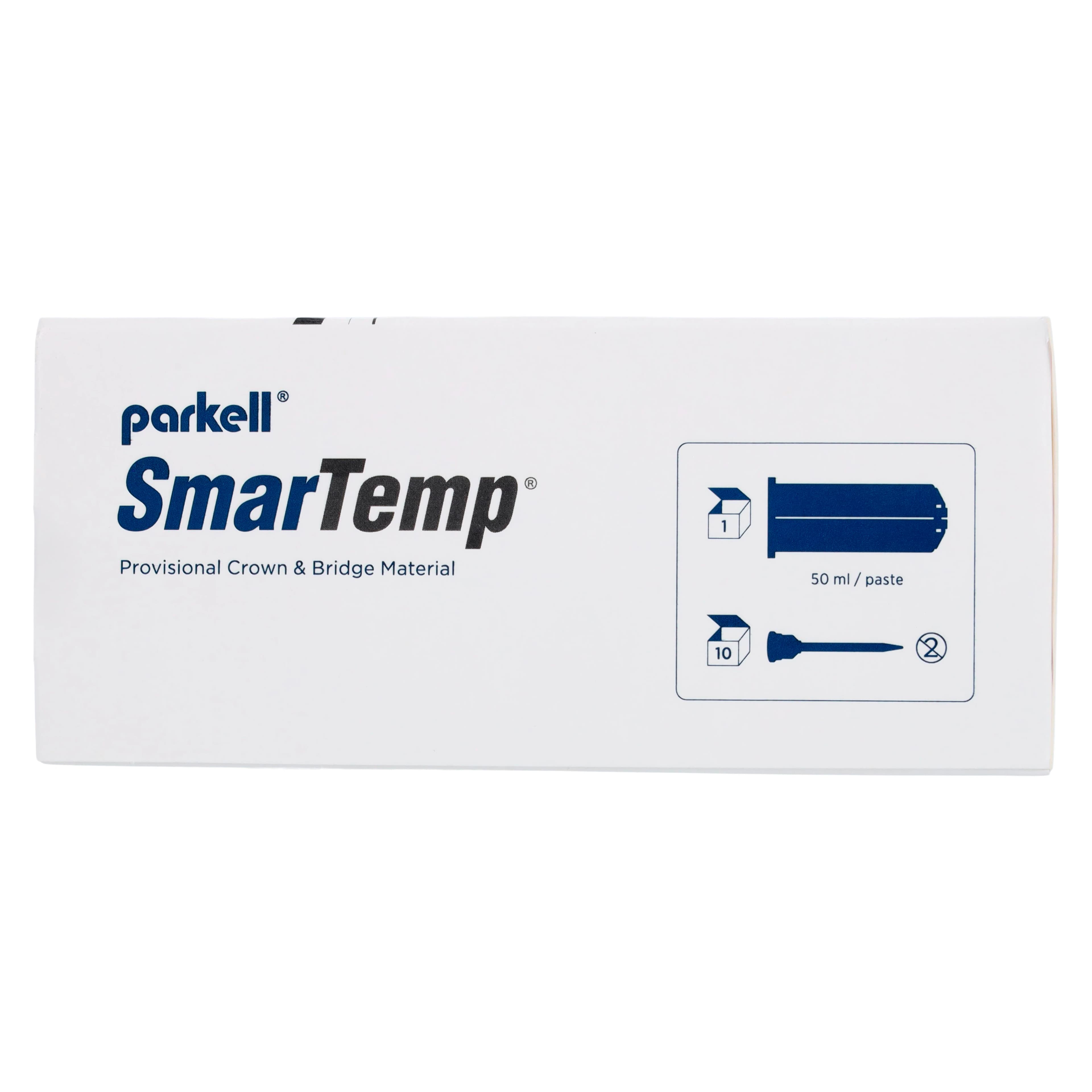 SmarTemp Provisional Crown & Bridge Resin, Light A2, 50 ml Split Cartridge with 10 Mixing Tips, S340 thumbnail 7