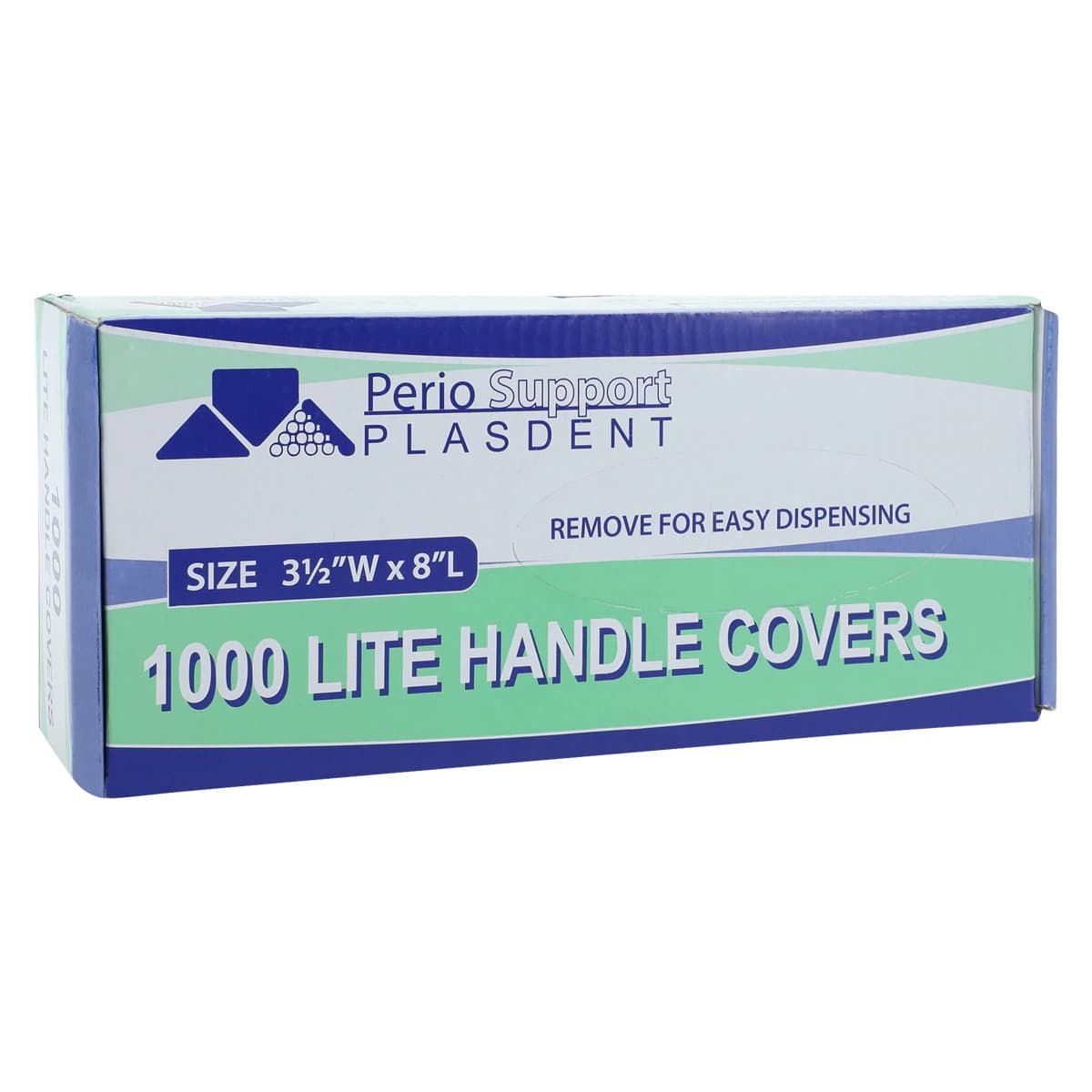 Plasdent Lite Handle Cover, 3.5" W x 8" L, Clear, 1000/Box, PS328 - Lite Handle Covers, 3-1/2 in W x 8 in L, 1000/Bx - Image 1