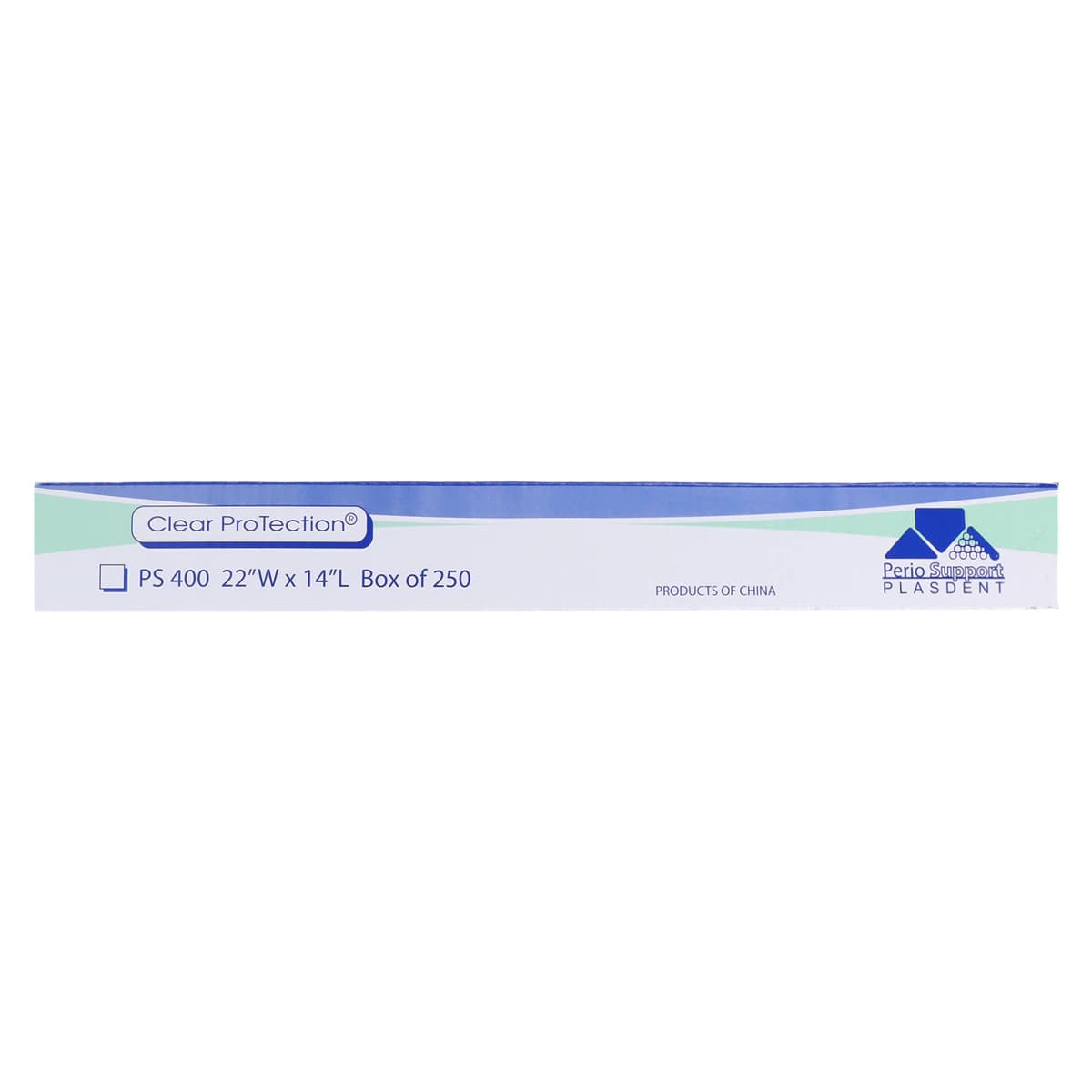 Plasdent Standard Keyboard Cover Sleeves with Cuff, 22" x 14", Clear Plastic, 250/Box, PS400 thumbnail 3