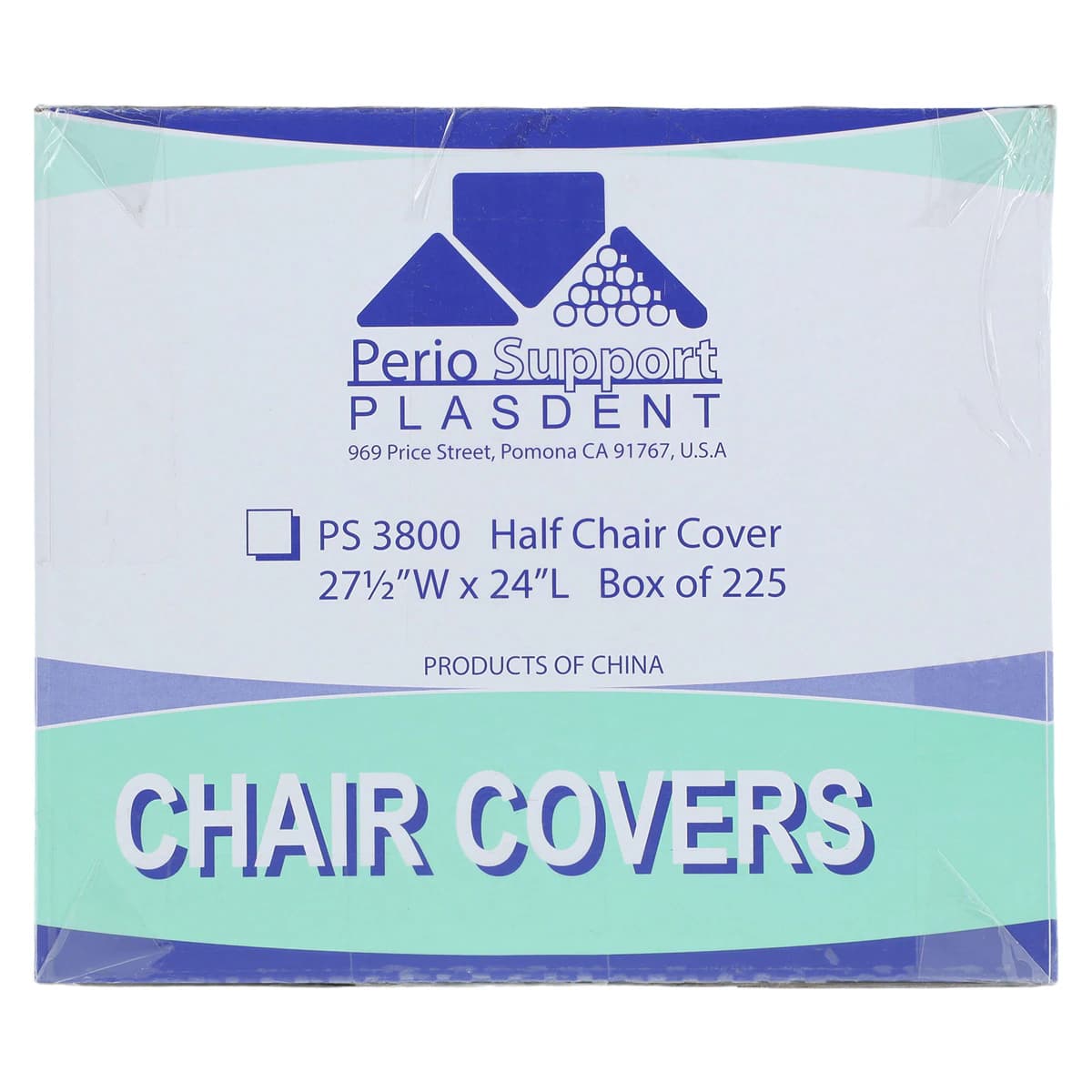 Plasdent Half Chair Covers, Clear Plastic, 27.5" x 24", 225/Box, PS3800 thumbnail 4