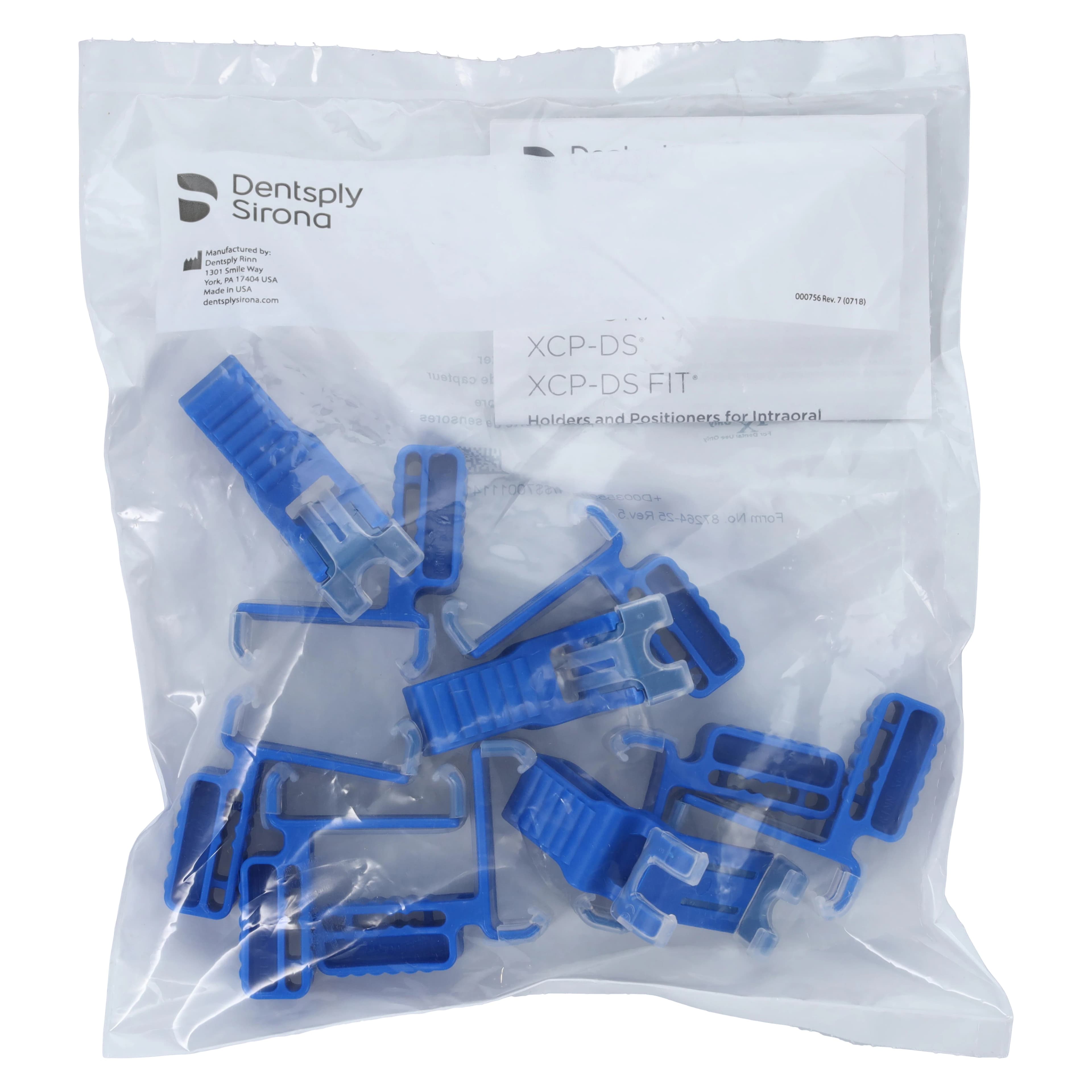 XCP-DS FIT Anterior Biteblock Refill, Blue, 10/Pkg, 559921 - XCP-DS® FIT™ Universal Sensor Positioning System – Biteblock Refill, 10/Pkg - Anterior - Image 1