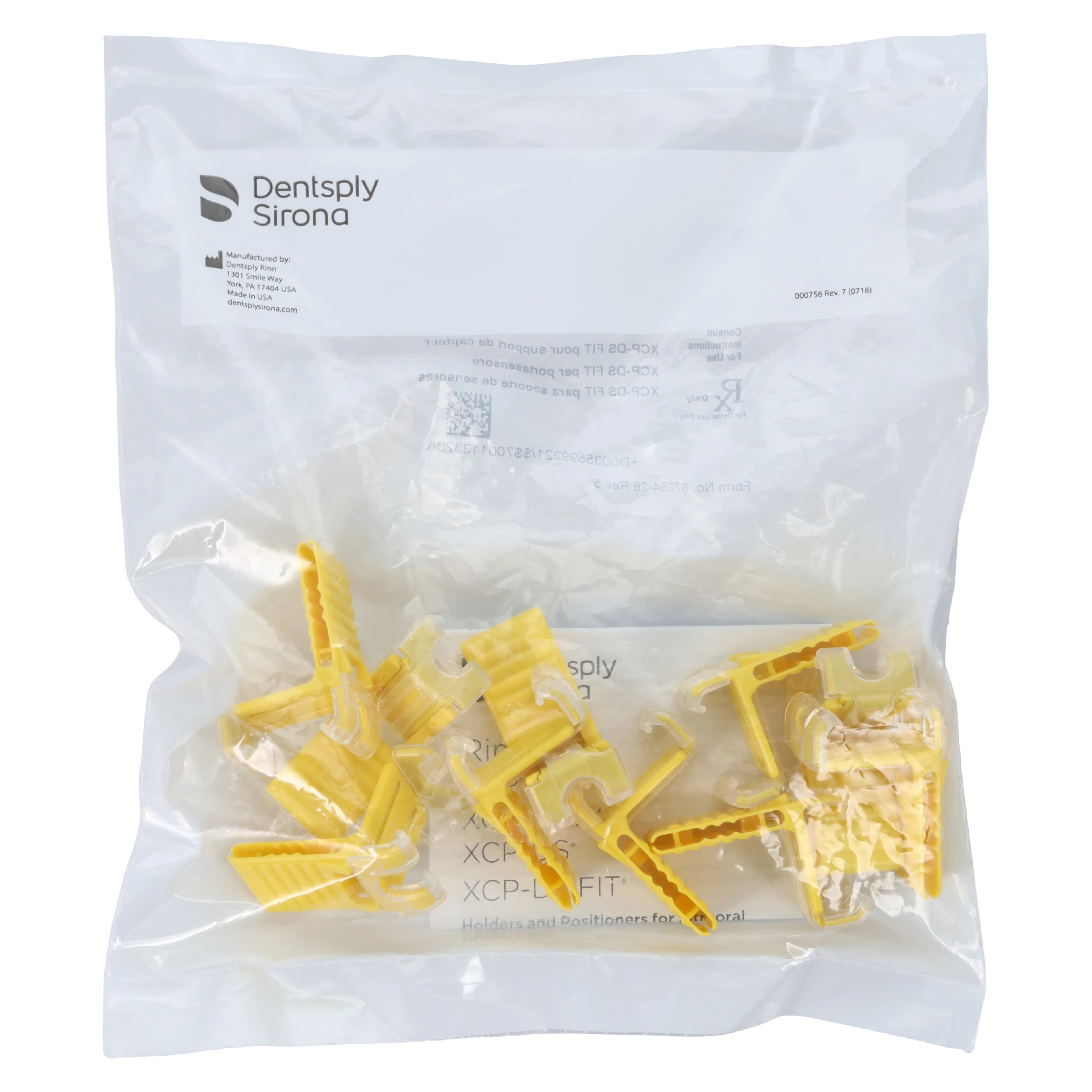XCP-DS FIT Universal Sensor Positioning System Posterior Biteblock Refill, Yellow, 10/Pkg, 559922 - XCP-DS® FIT™ Universal Sensor Positioning System – Biteblock Refill, 10/Pkg - Posterior - Image 1