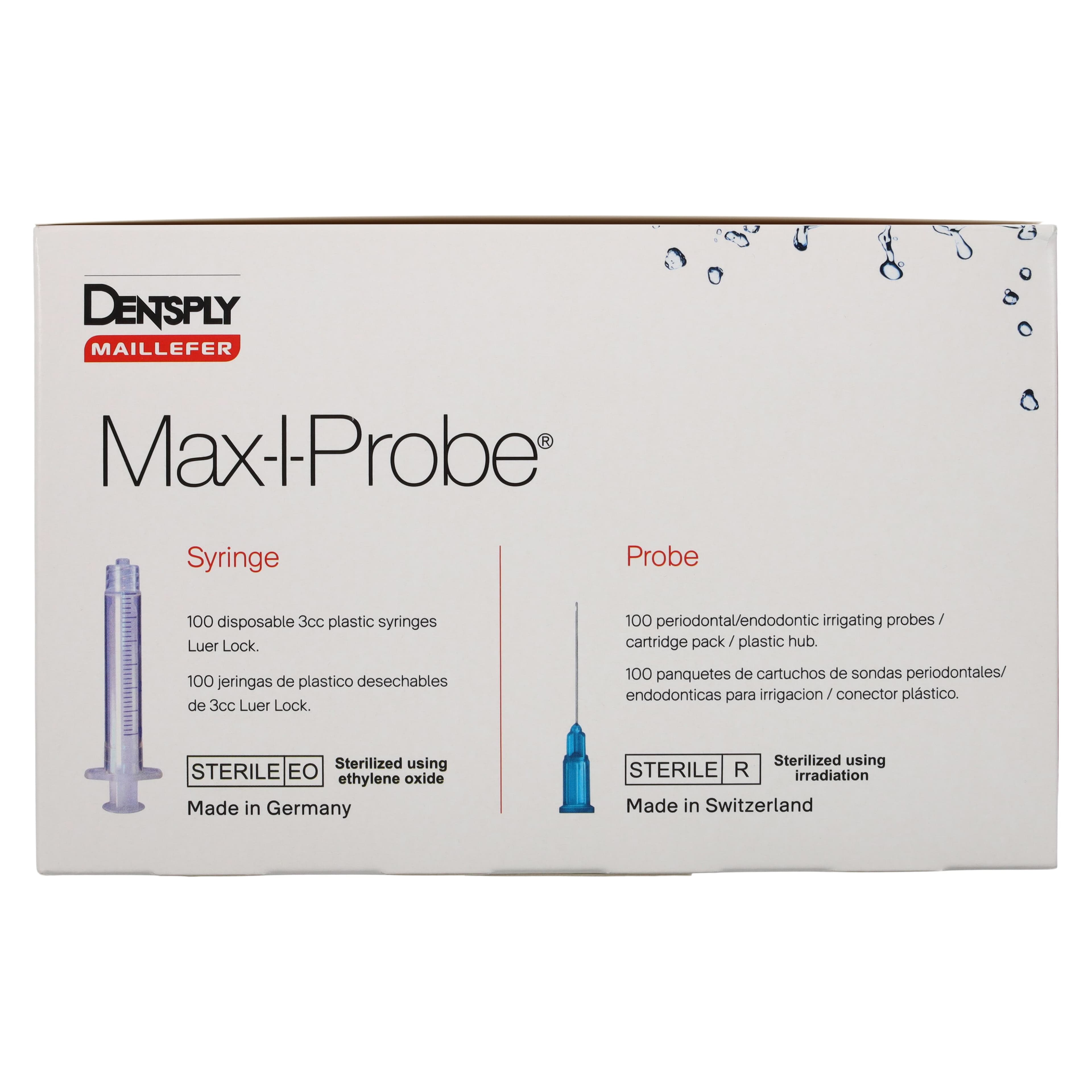 Max-i-Probe Irrigation Probe with 3cc Syringe, 23 Gauge x 1", Light Blue, #70, 100/Box, MAX231S thumbnail 10