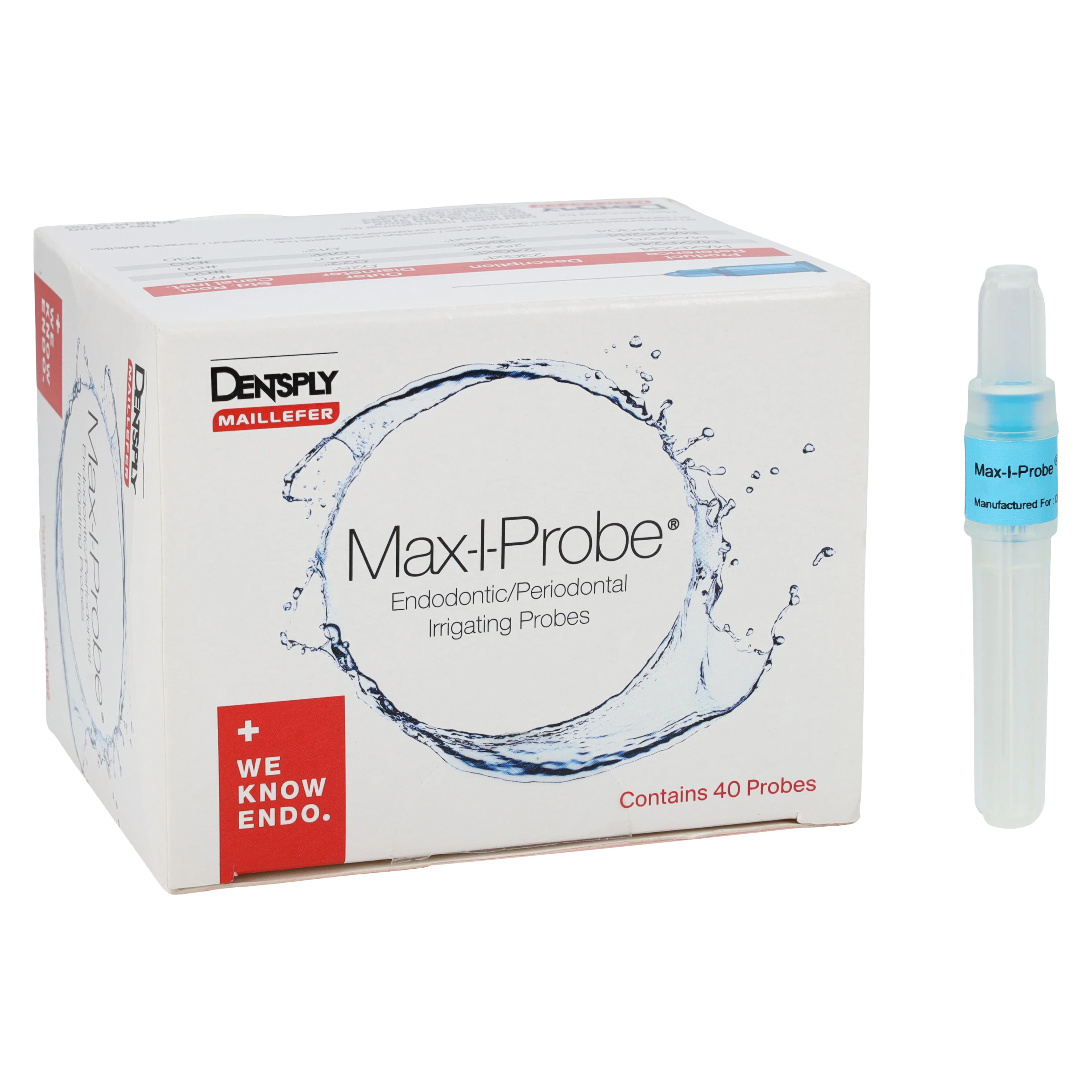 Max-i-Probe Endodontic/Periodontal Irrigation Probes, #30, 30 Ga x 1", Blue, 40/Pk, MAXP304 thumbnail 2