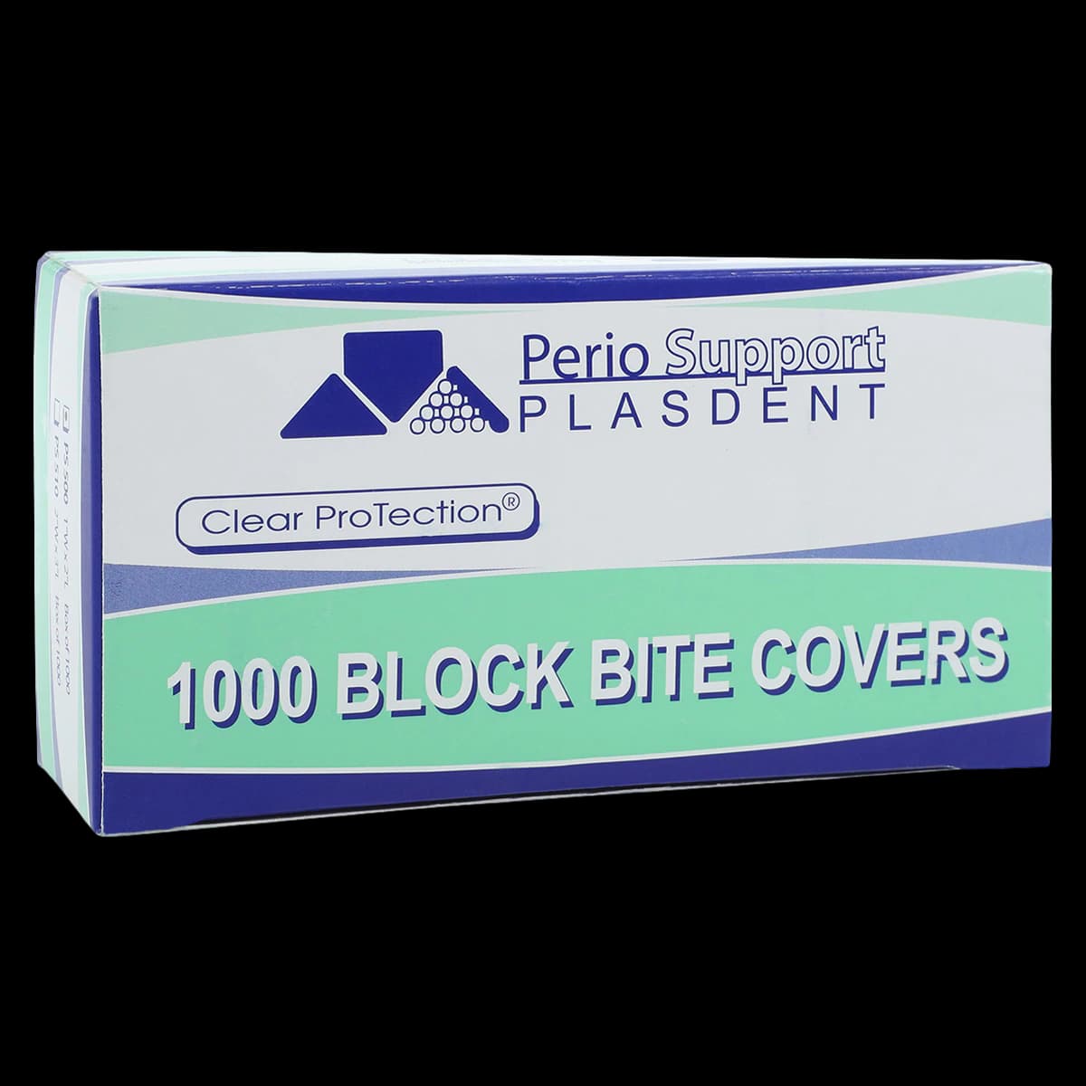 Plasdent Bite Block Covers, Clear Disposable Plastic, 1" x 2", 1000/Pk, PS500 - Bite Block Covers, Clear, 1" x 2", 1000/Pk, PS500 - Image 1