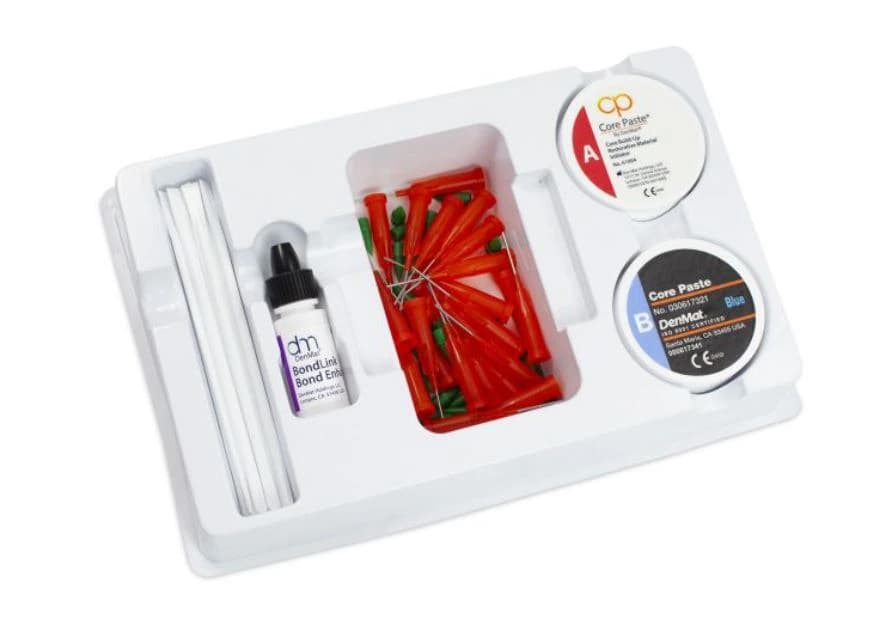 Core Paste Jars Blue Self-Cure Kit, 50g, 030617325 - Core Paste Jars Blue Self-Cure Kit - Image 1