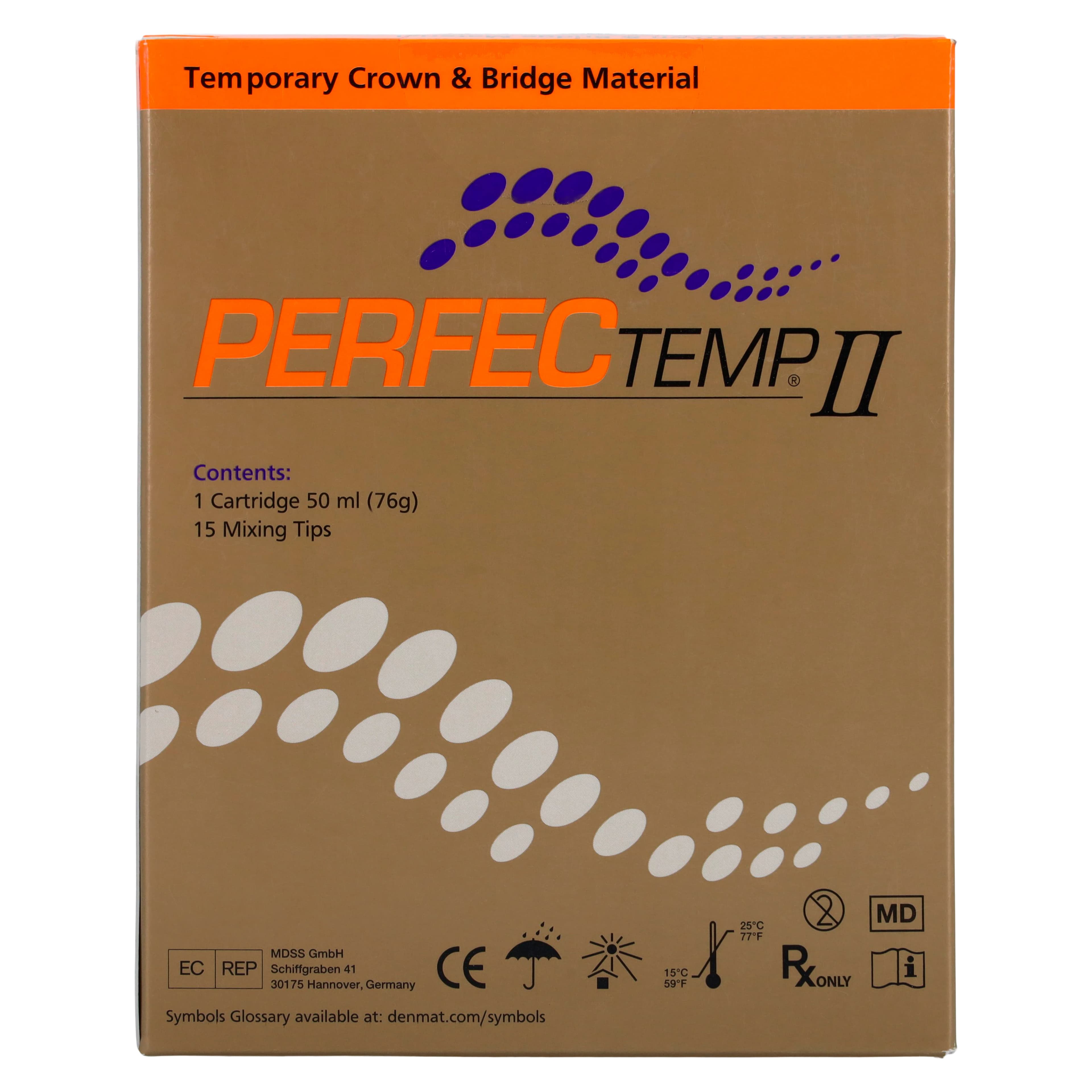 PERFECTemp II B1 Cartridge, Temporary Crown & Bridge Material, 4:1 Self-Cure Bis-Acrylic, 50 mL, SPD1303 thumbnail 6