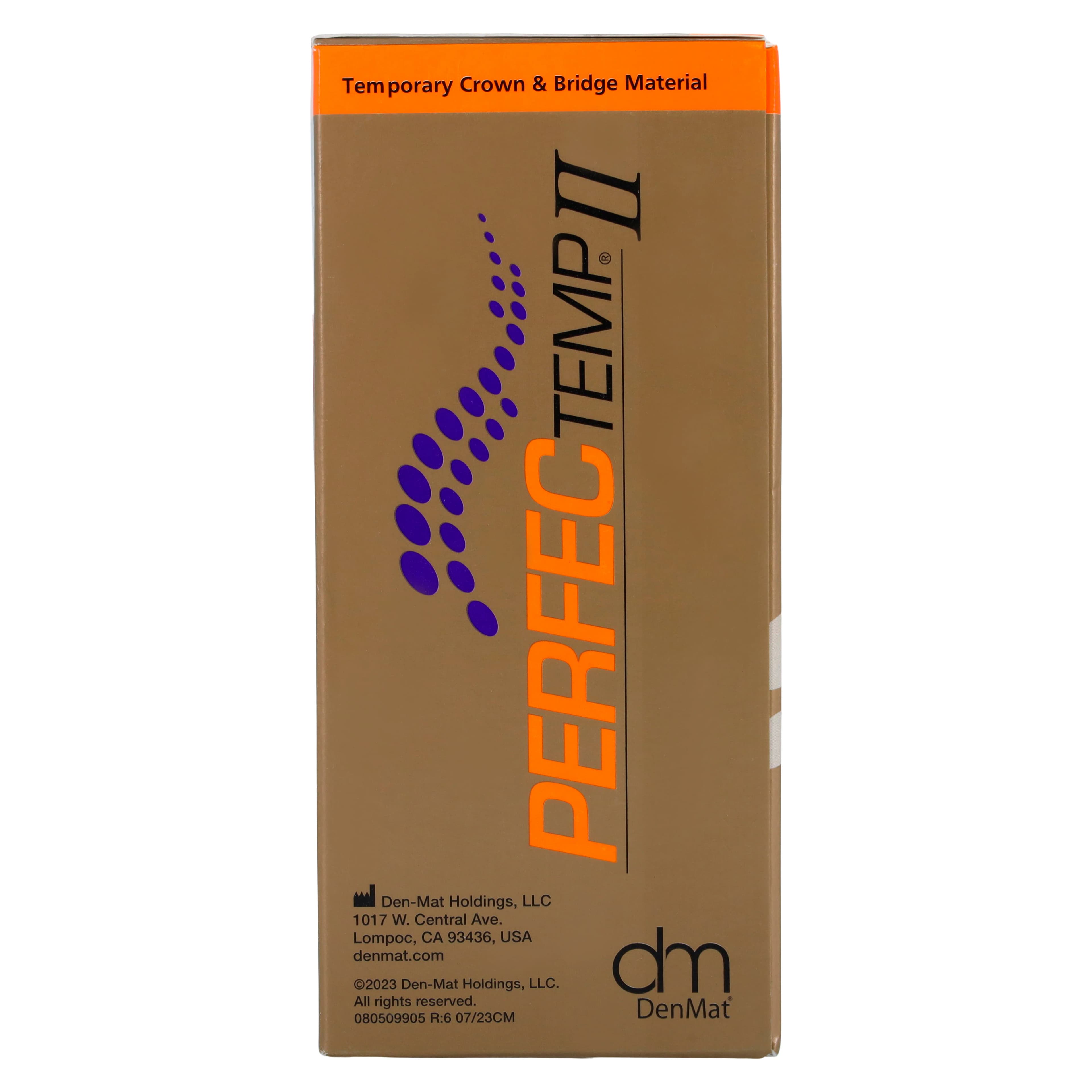 DenMat PERFECTemp II Automix Bis-Acrylic Temporary Crown & Bridge Material Cartridge, Shade BL2, 50 mL, Refill Package (SPD1320) thumbnail 8