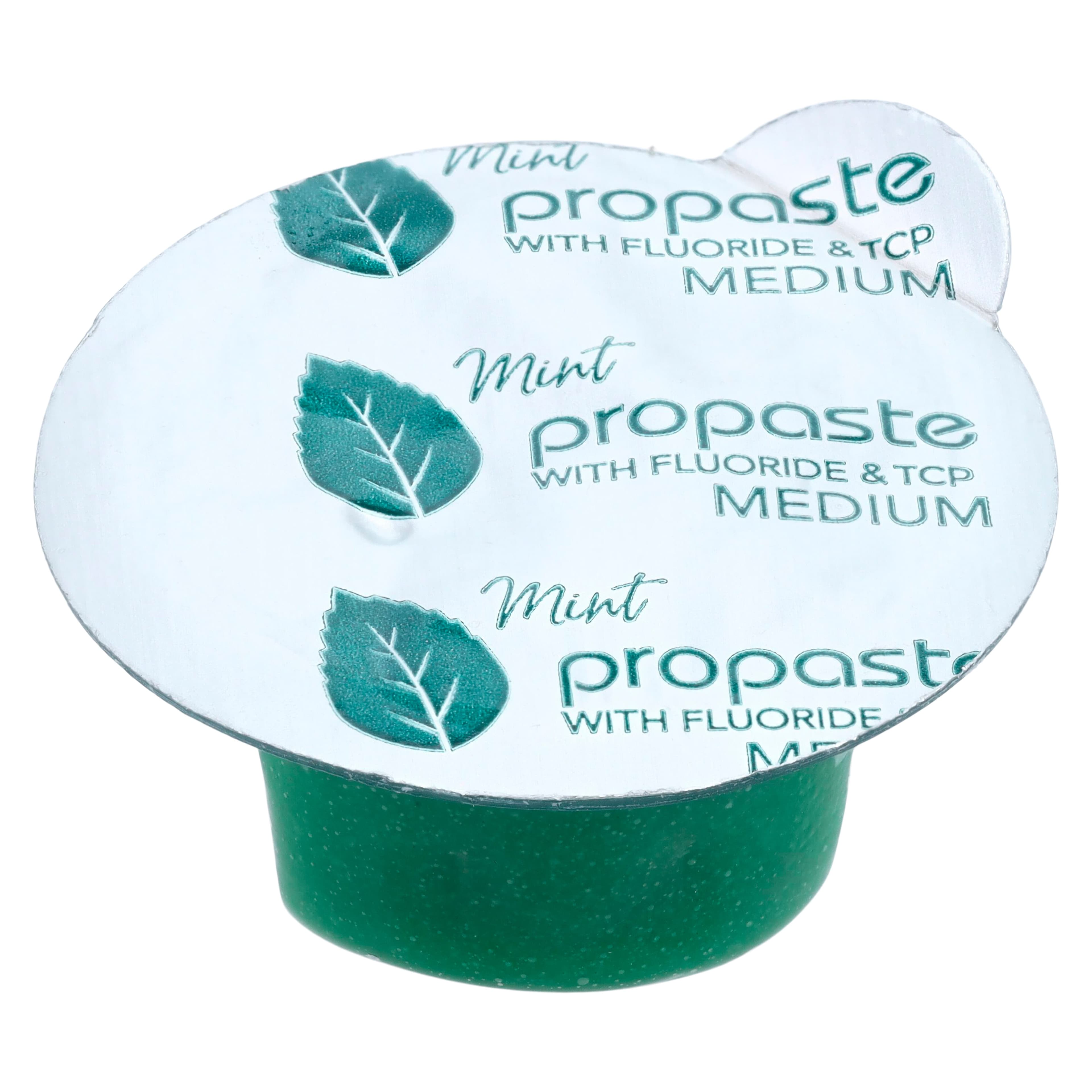 ProPaste One Pre-Assembled Disposable Prophy Paste Ring Combo, Mint, Medium Grit, 144/Box, 23104 thumbnail 3