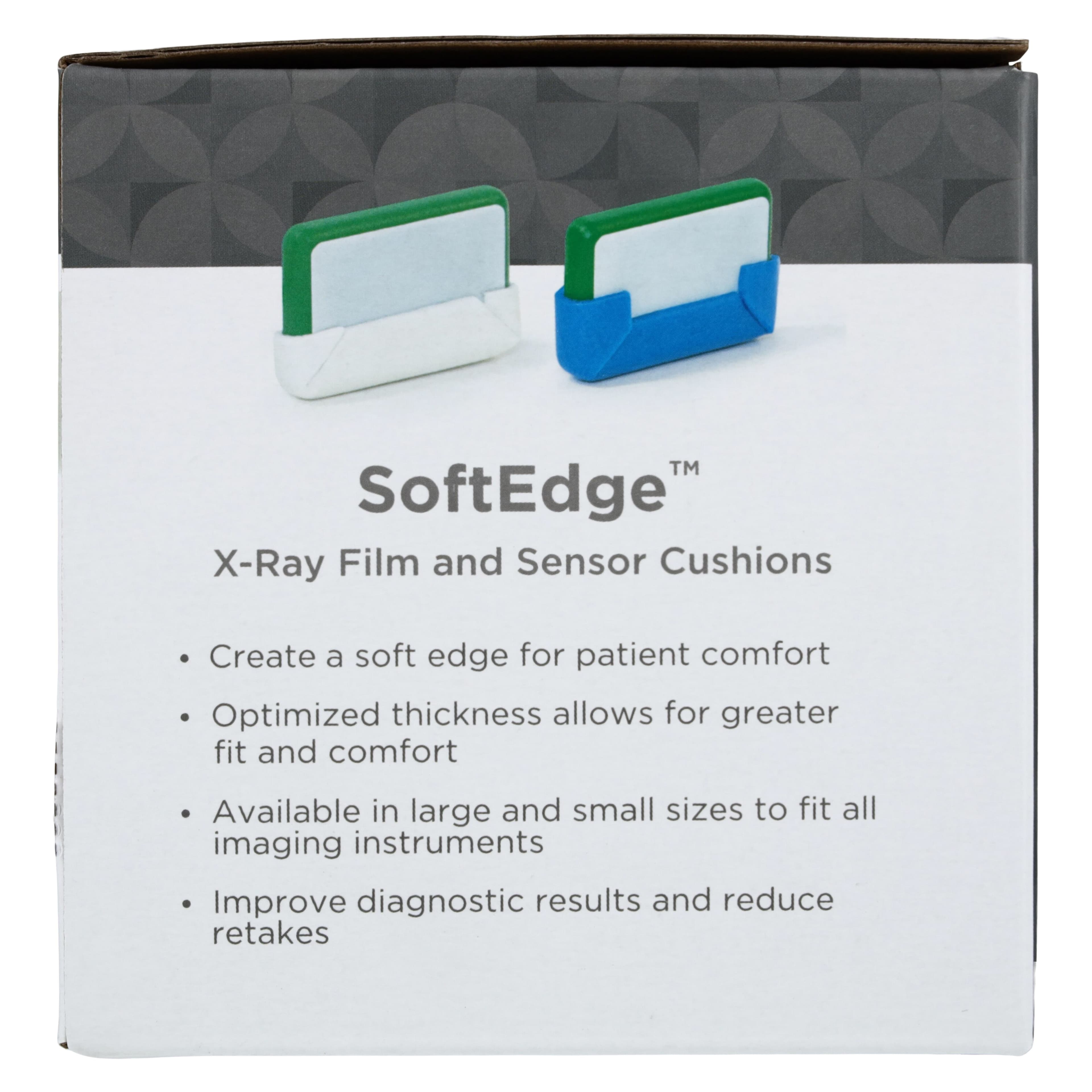 Pac-Dent SoftEdge Cushions, Fits Long Edge of Size 2 Film and Sensors, Large, Blue, 300/Box, 131301 thumbnail 6