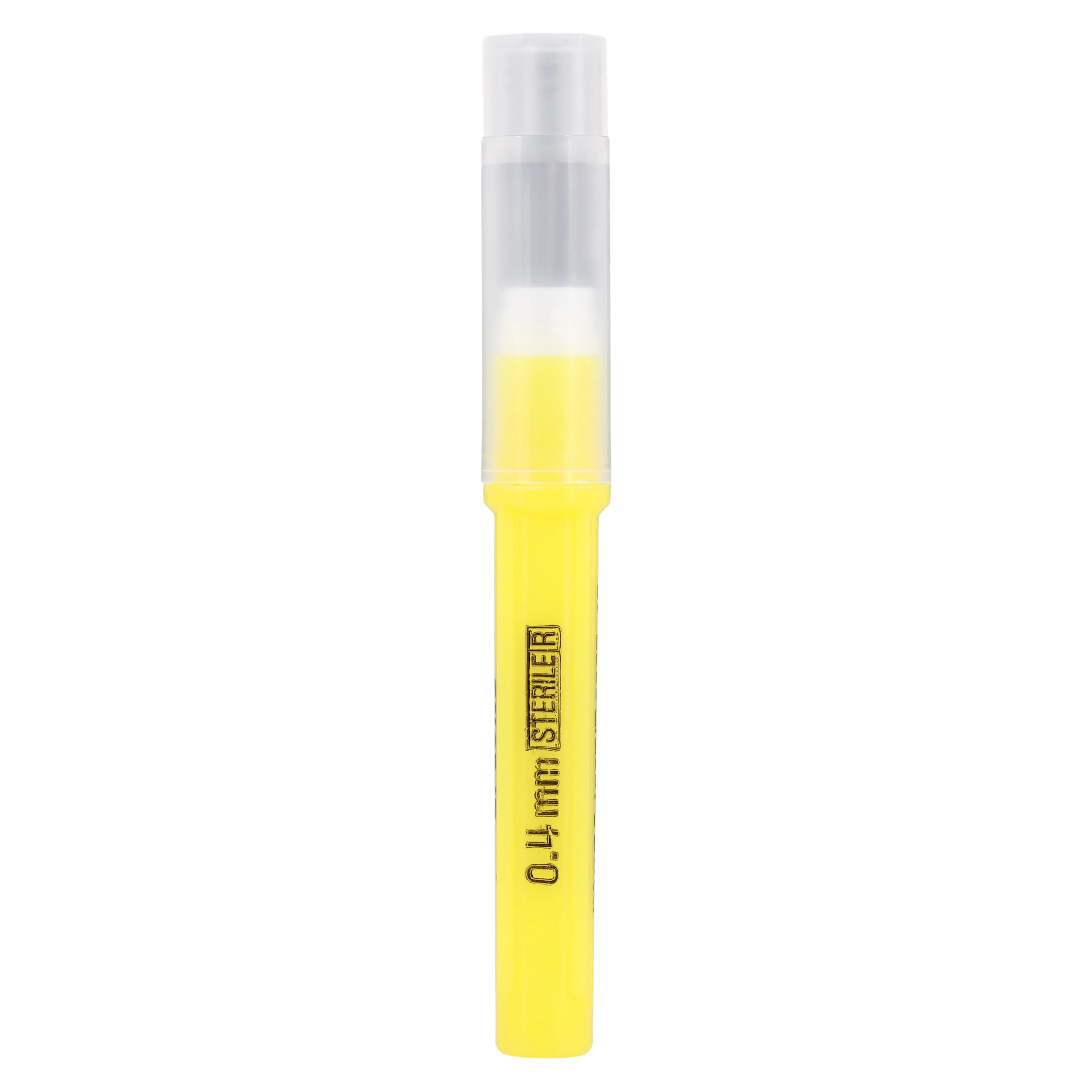 Monoject 400 Plastic Hub Dental Needles, 27 Gauge Long, 1-1/4 in (32 mm), Yellow, 100/Box, 8881400058 thumbnail 4