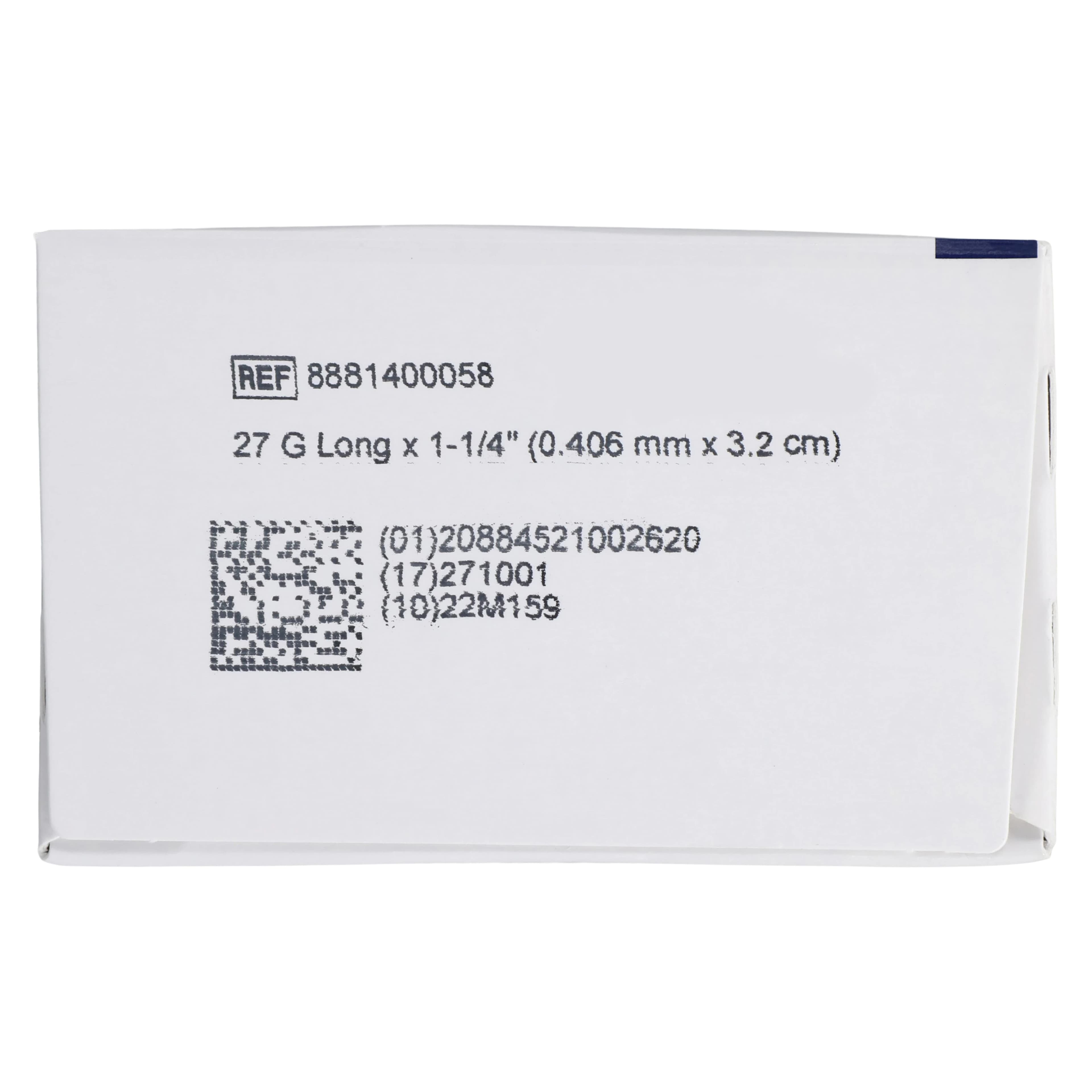 Monoject 400 Plastic Hub Dental Needles, 27 Gauge Long, 1-1/4 in (32 mm), Yellow, 100/Box, 8881400058 thumbnail 6