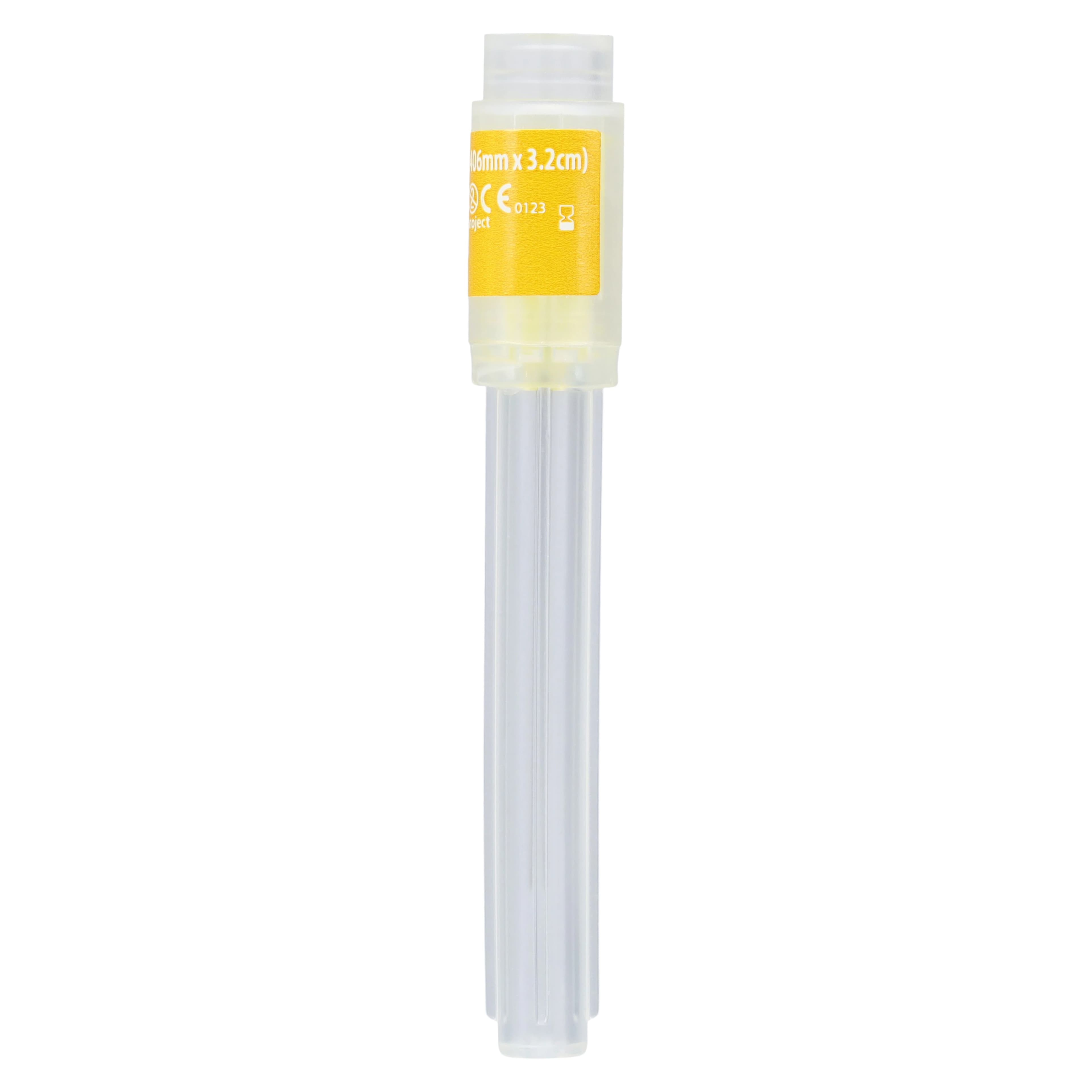 Monoject Endodontic Irrigation Needles, 27 Gauge x 1-1/4", Yellow, Luer Lock, 25/Pkg, 8881471273 thumbnail 5