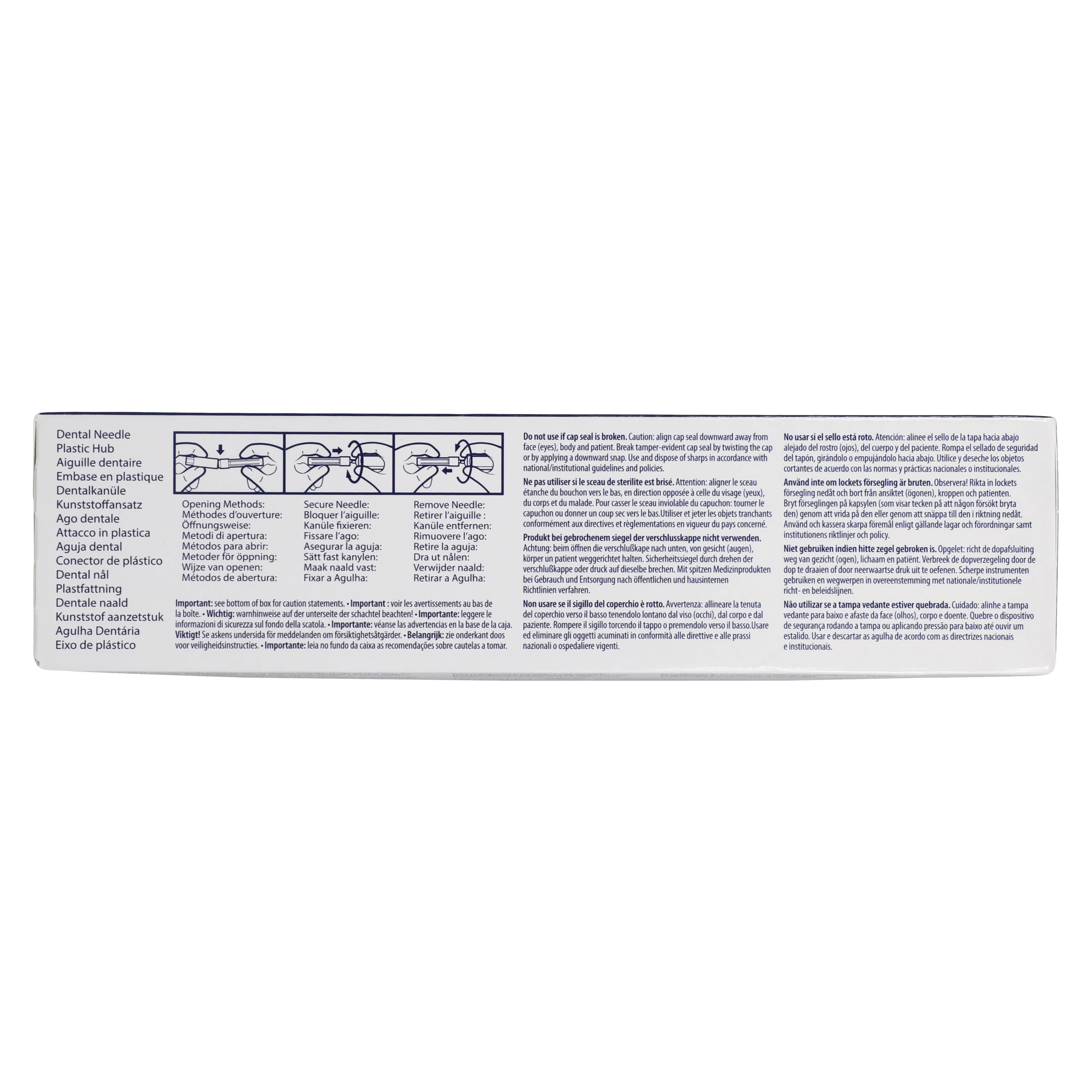 Monoject 400 Plastic Hub Anesthetic Needles, 25 Gauge Long, 1-1/4 in (32 mm), Red, 100/Box, 8881400033 thumbnail 6