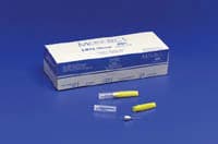 Monoject 401 Metal Hub Dental Needle, 25 Gauge, Short (26mm), Red, 100/Box, 8881401049 thumbnail 2