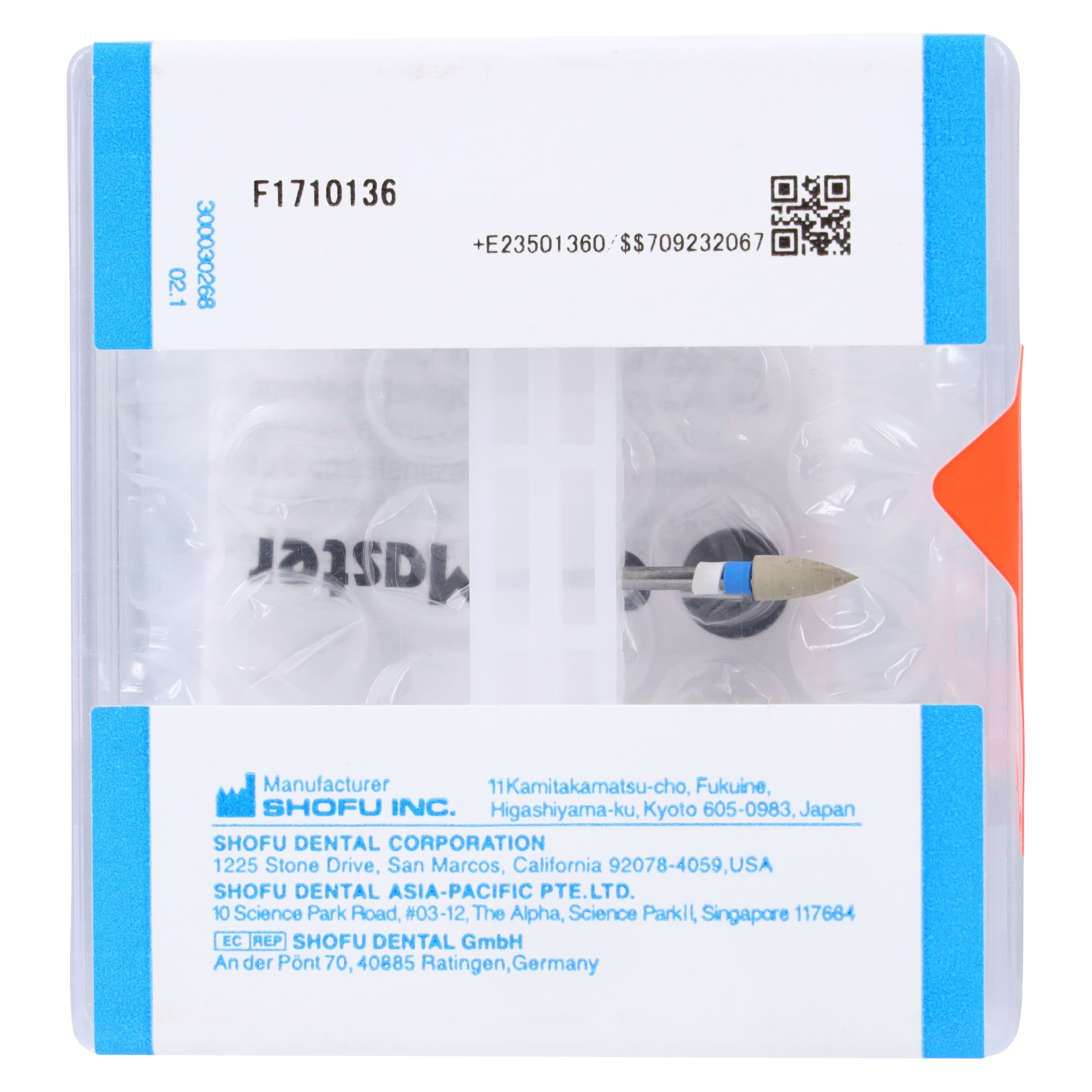 Shofu CeraMaster FG Mini-Point Diamond Polisher, Regular Grit, ISO #030, 3/Pk thumbnail 2