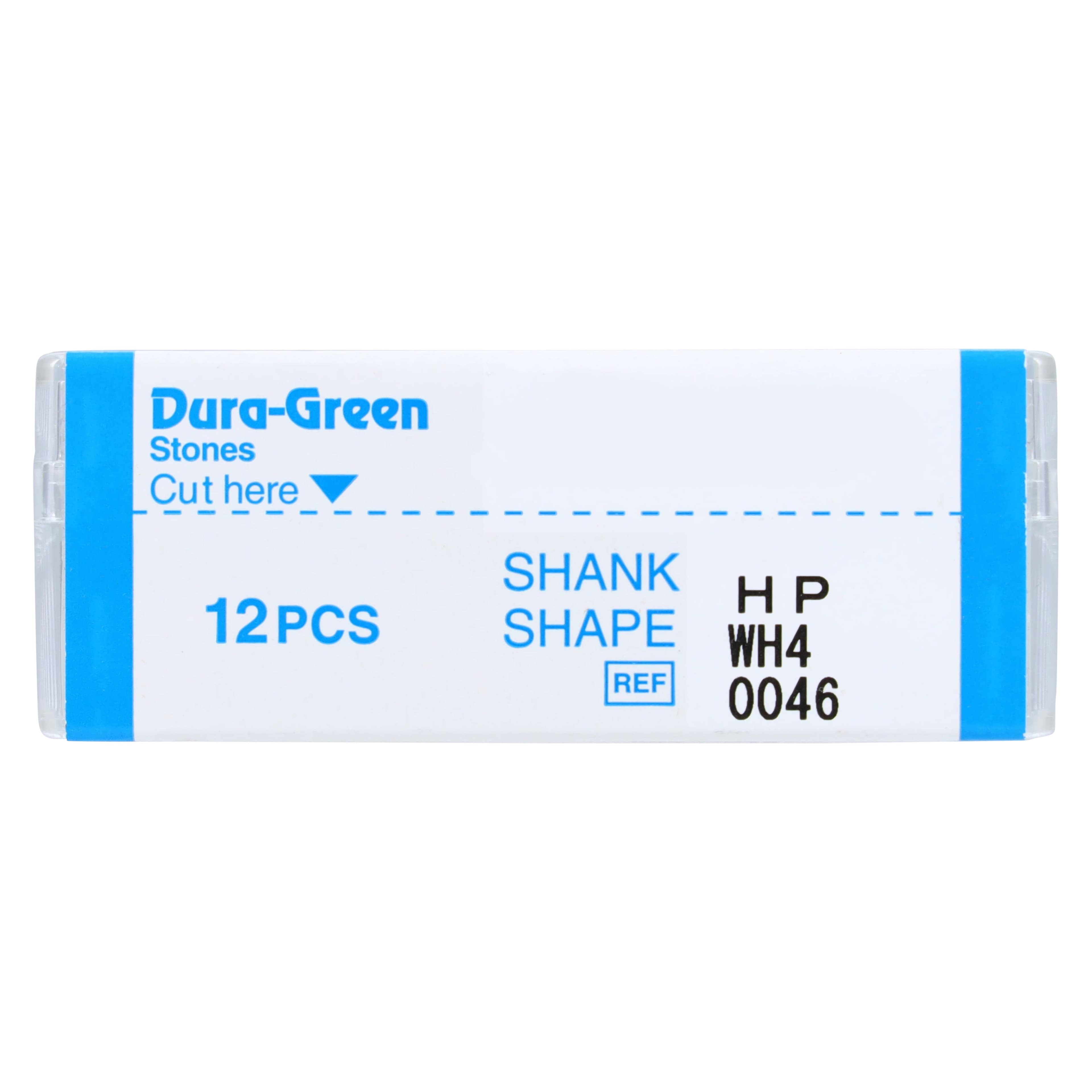 Dura-Green Silicon Carbide Finishing Stones, HP, Wheel WH4, ISO #060, Green, 12/Pk, 0046 thumbnail 4
