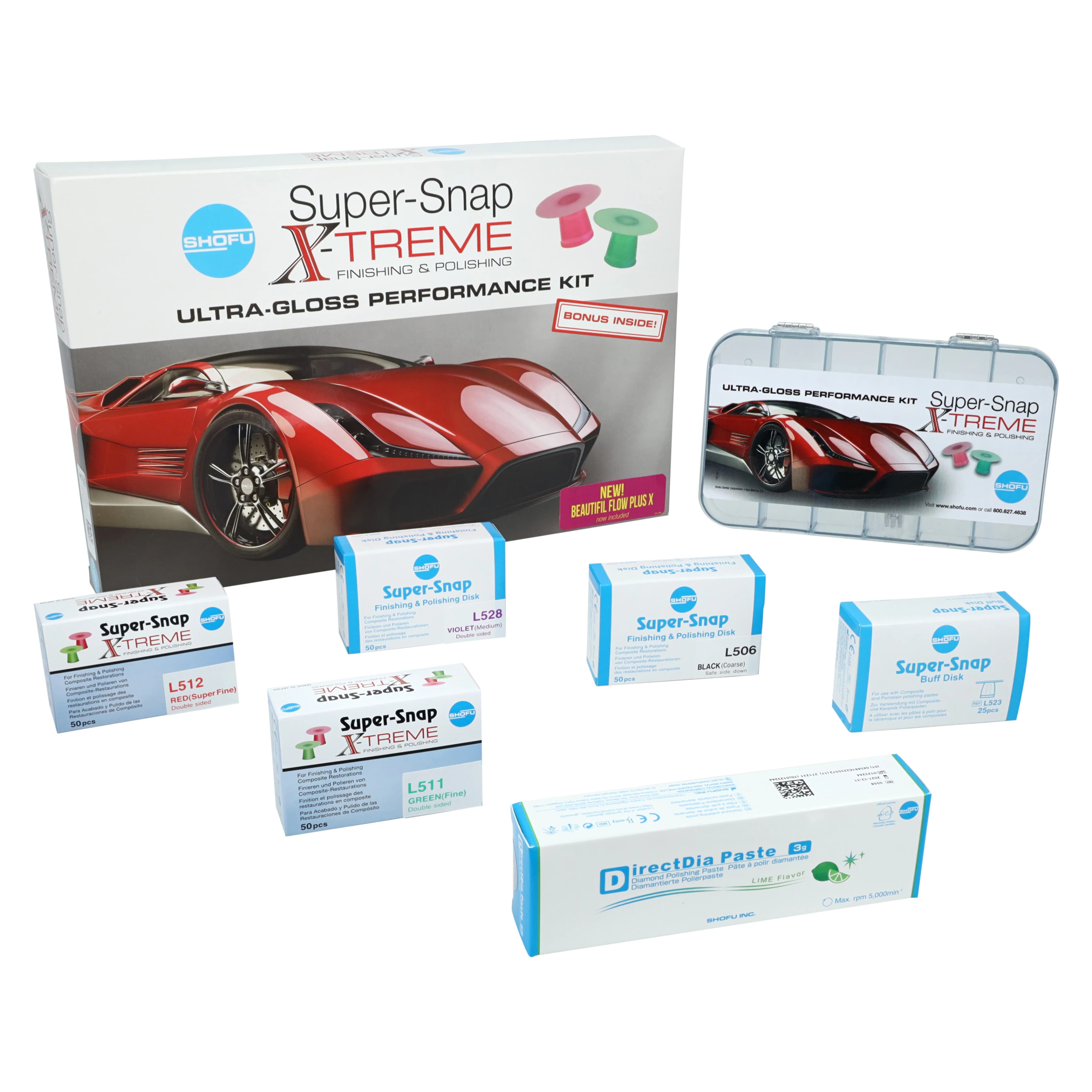 Super-Snap X-Treme Ultra-Gloss Performance Standard Disk Kit, 12mm, 0500XS thumbnail 2