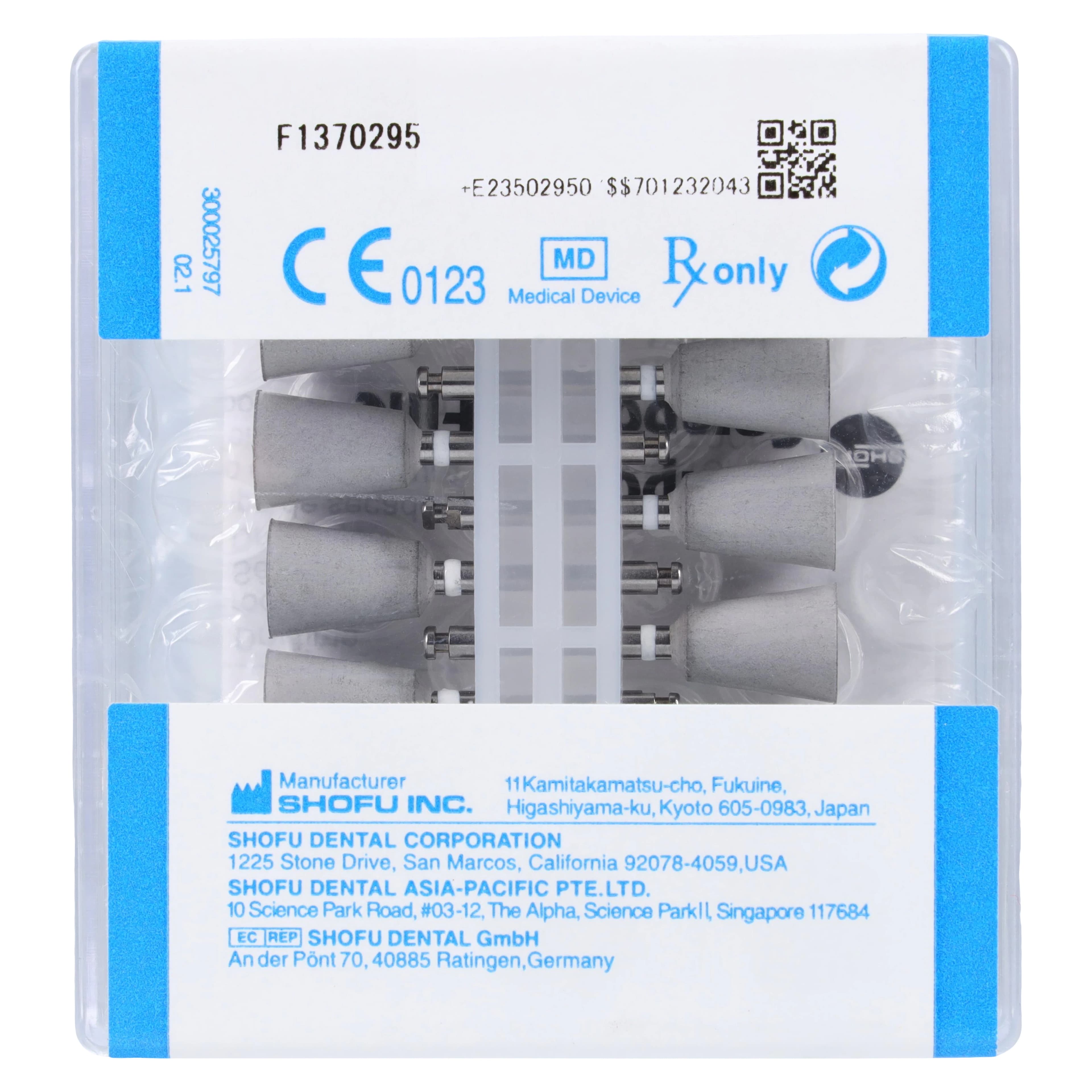 Shofu CompoSite Fine Composite Polishers, CA/RA Cup, #080, White Band, 12/Pk, 0295 thumbnail 2