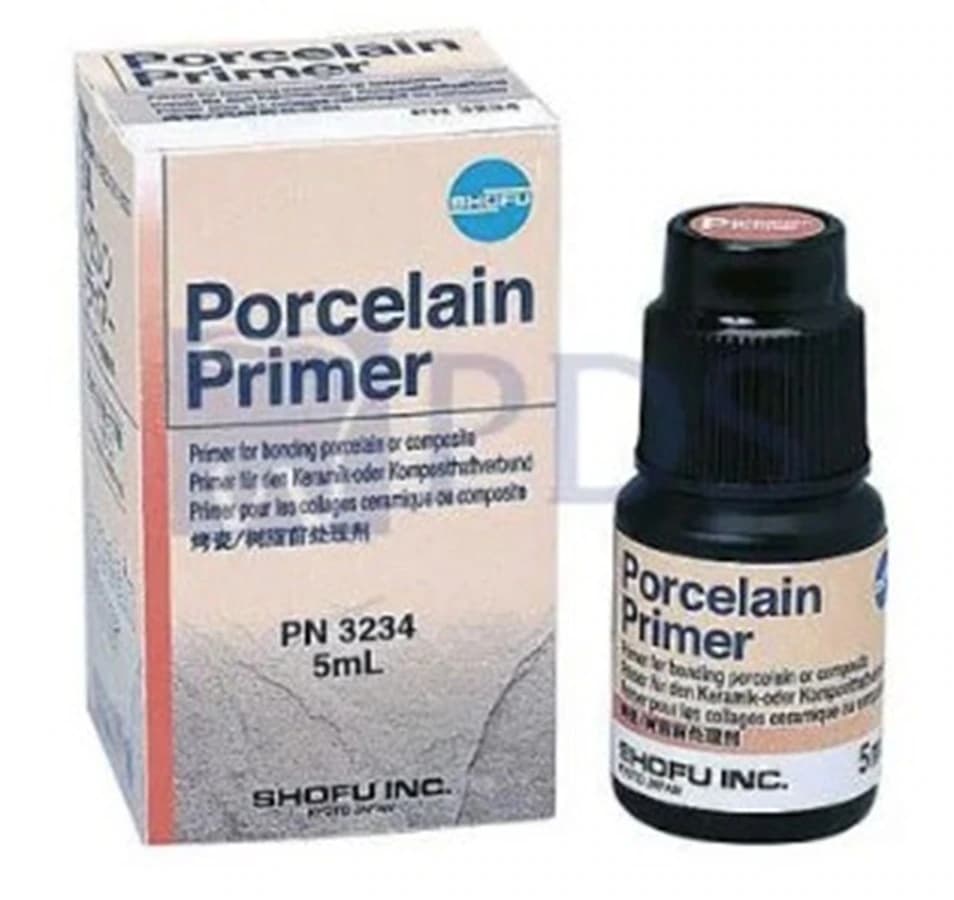 Shofu ResiCem Porcelain Primer, 5 mL Bottle, 3234 - SHOFU RESICEM UNIVERSAL RESIN CEMENT, 3234 - Image 1