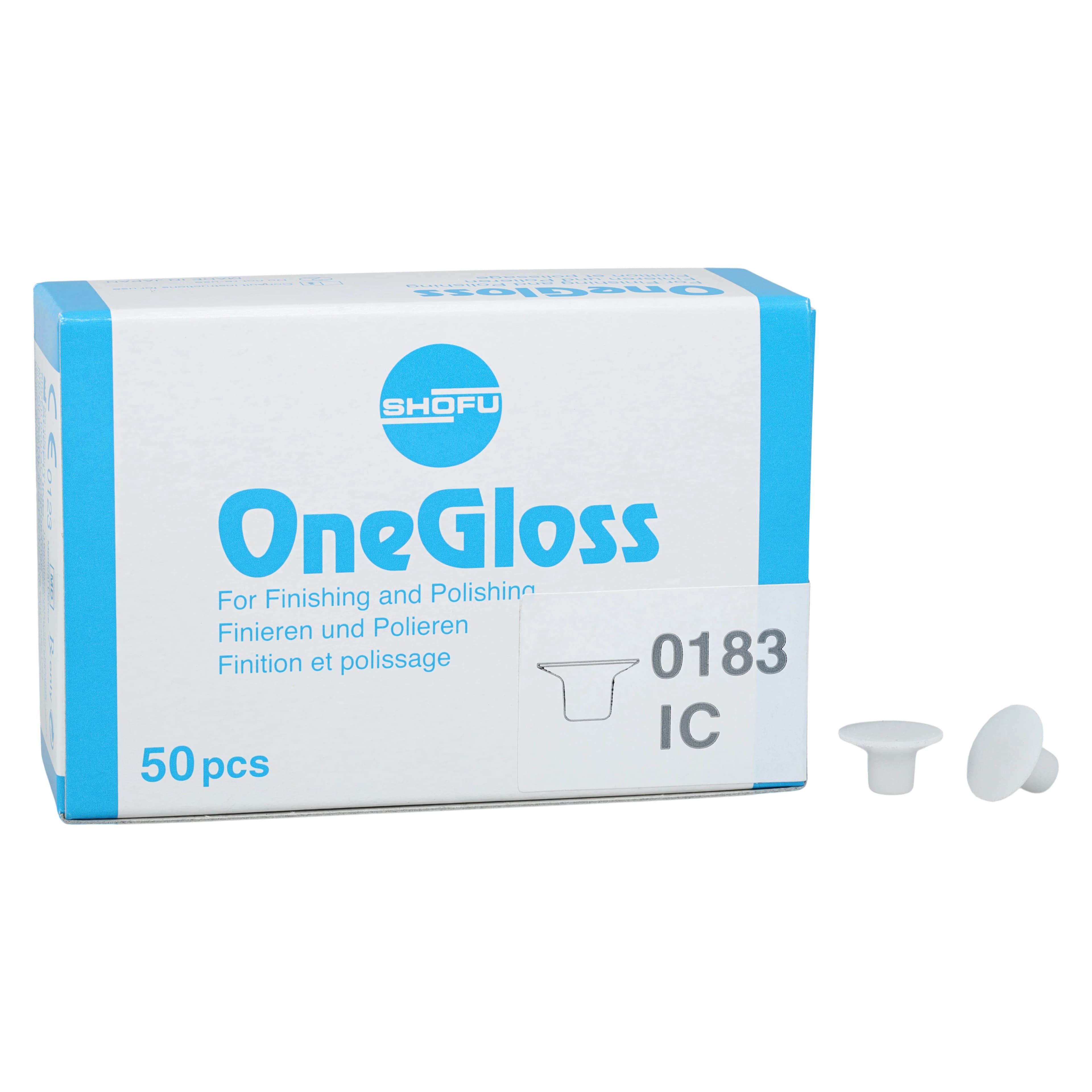 OneGloss IC Refill, Inverted Cone Composite Finisher & Polisher, CA Shank, 50/Pk, 0183 thumbnail 2