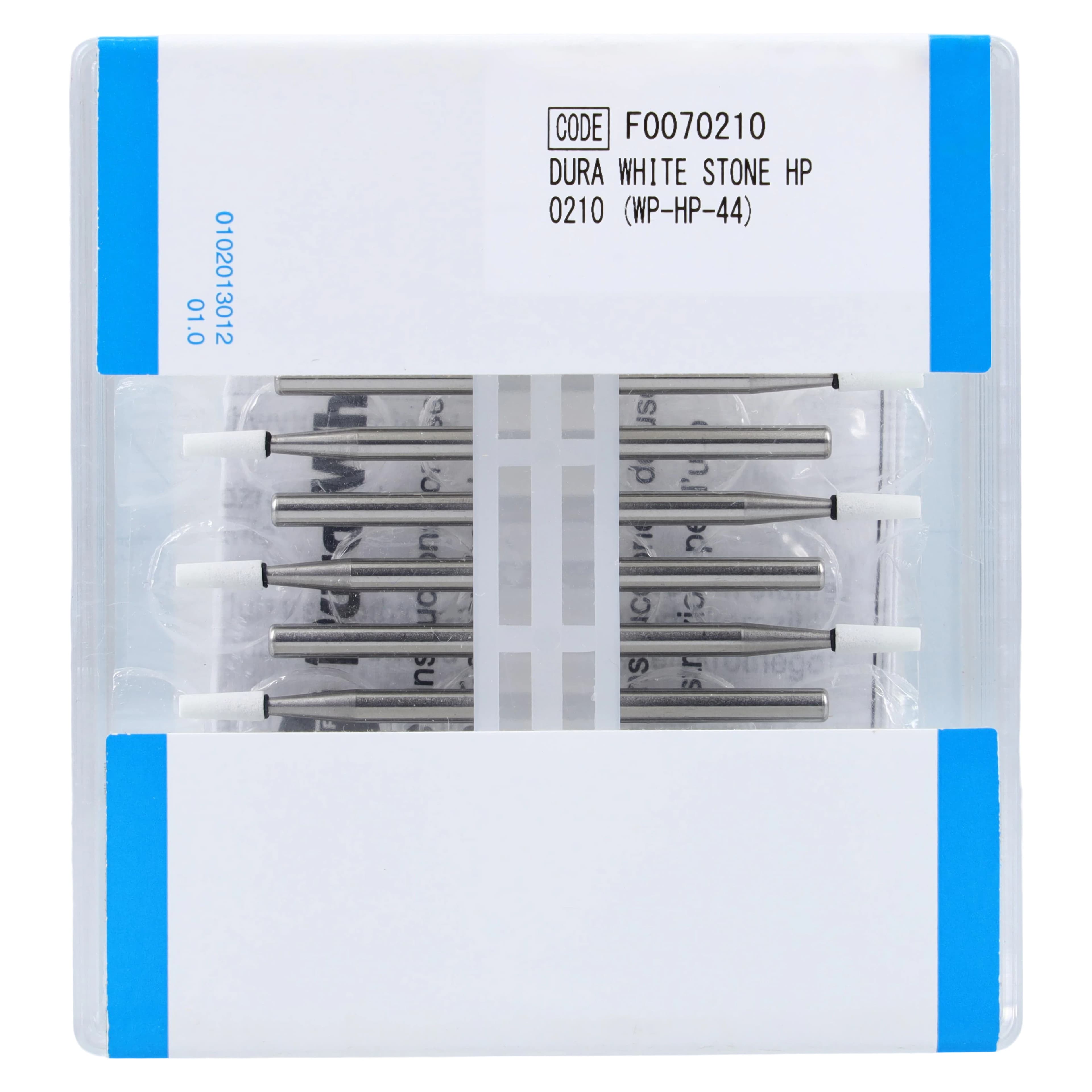 Shofu Dura-White Stones, HP (Straight Handpiece), Shape TC1, Tapered Cone, White, ISO #020, 12/Pk thumbnail 2