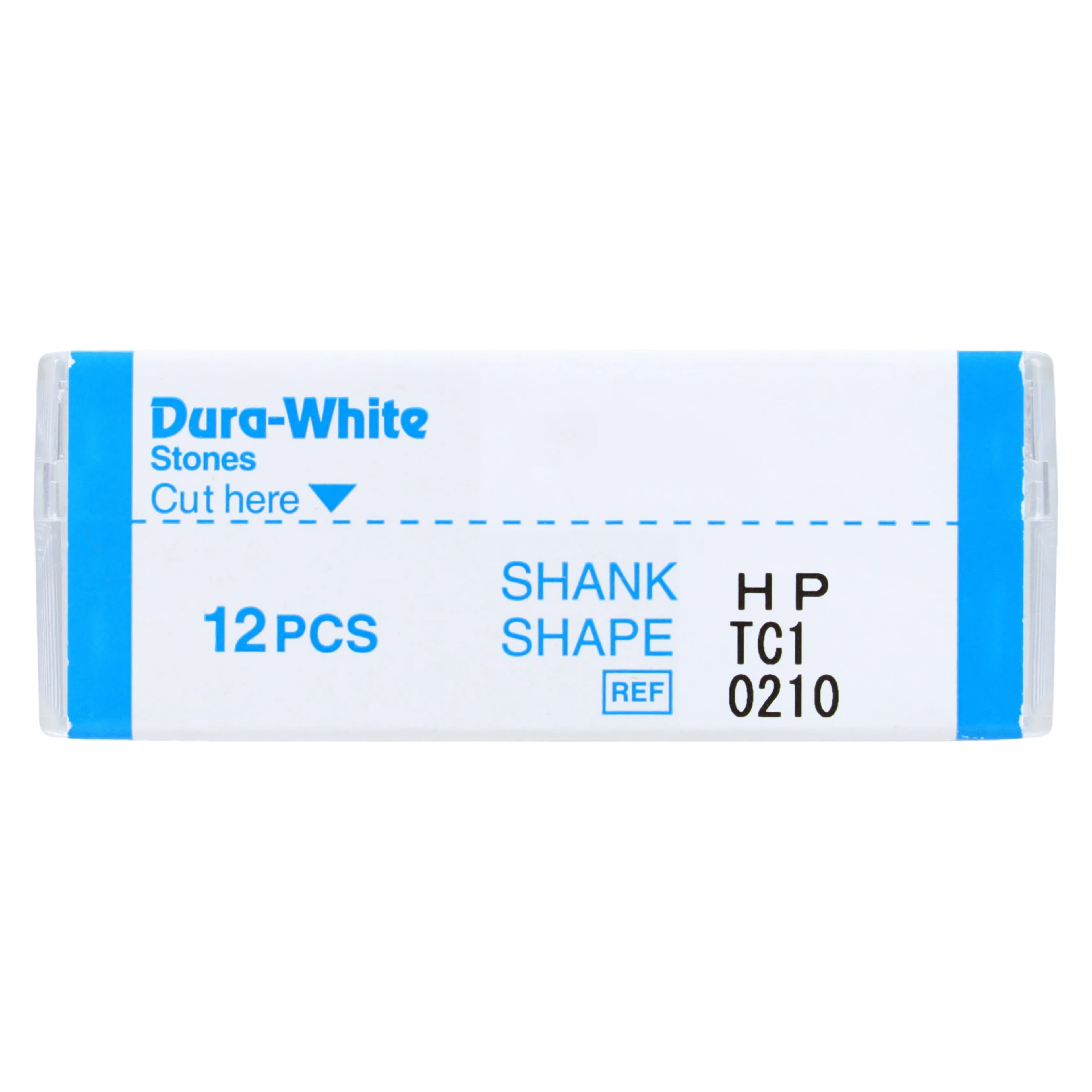 Shofu Dura-White Stones, HP (Straight Handpiece), Shape TC1, Tapered Cone, White, ISO #020, 12/Pk thumbnail 4