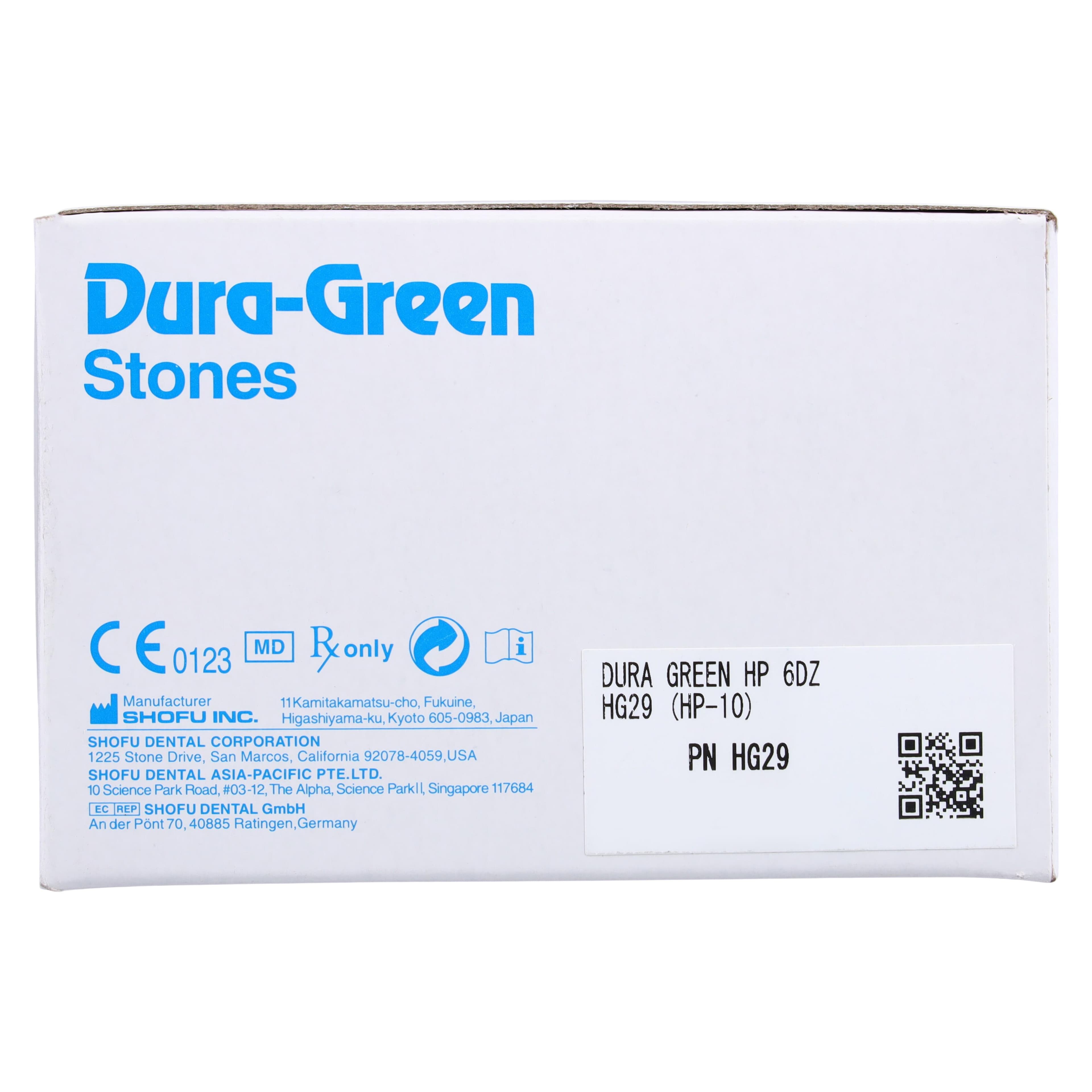 Shofu Dura-Green Stones, HP (Handpiece), Knife Edge KN7, ISO #125, Silicon Carbide, 72/Pk thumbnail 3