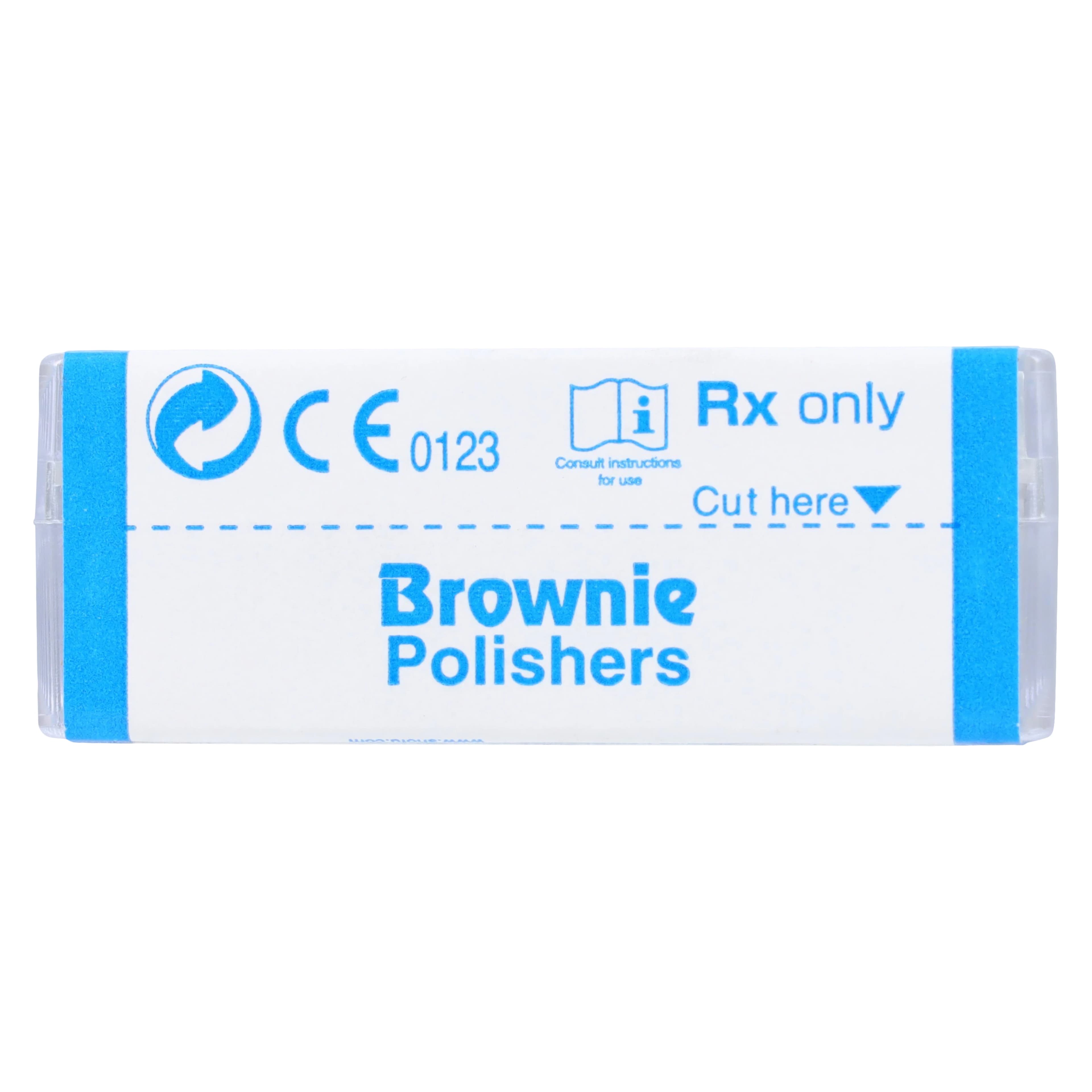 Shofu Brownie Polishers, HP Shank, PC2 Pointed Cylinder, #0272, Brown, 12/Pk thumbnail 3