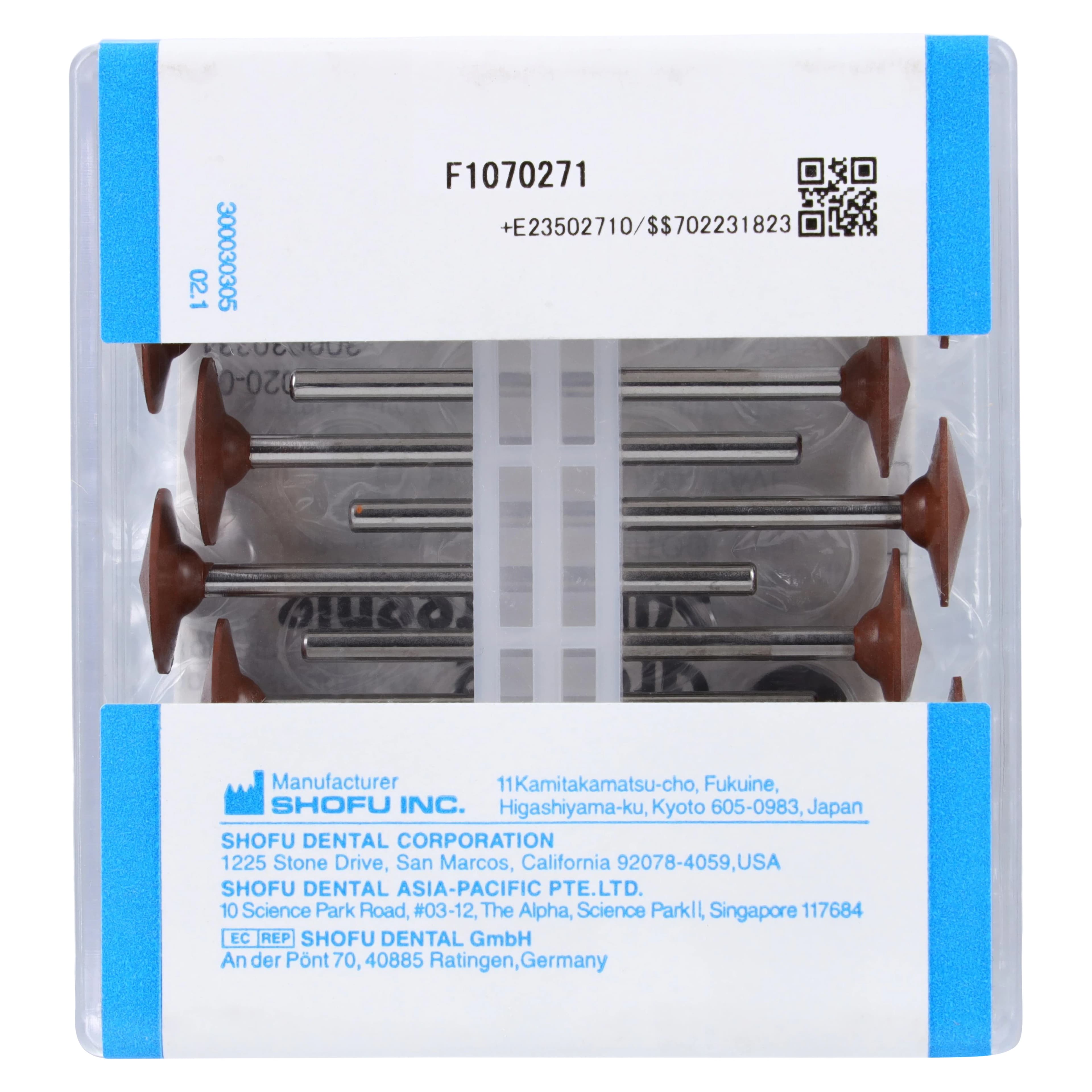 Shofu Brownie Pre-Polishing Silicone Polishers, HP, KN7 Knife-Edge, #0271, 12/Box thumbnail 2