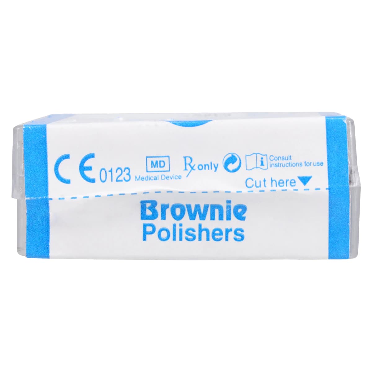 Shofu Brownie Silicone Polishers, HP Floppie, Pre-Polishing, Size #0458-HP, ISO #220, Brown, 12/Pk thumbnail 4