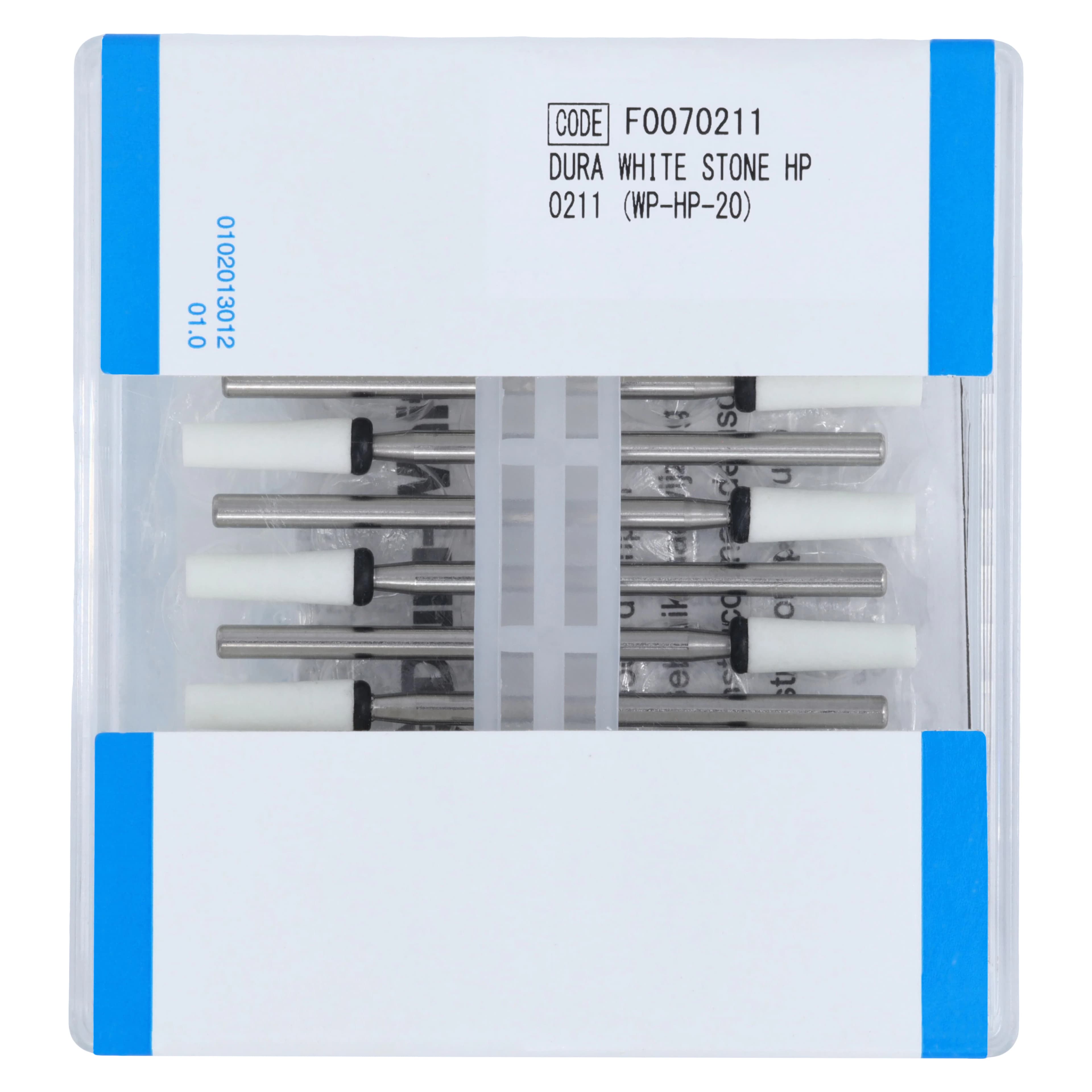Shofu Dura-White Stones, HP (Straight Handpiece), Shape TC4, White Aluminum Oxide, 12/Pkg, 0211 thumbnail 2