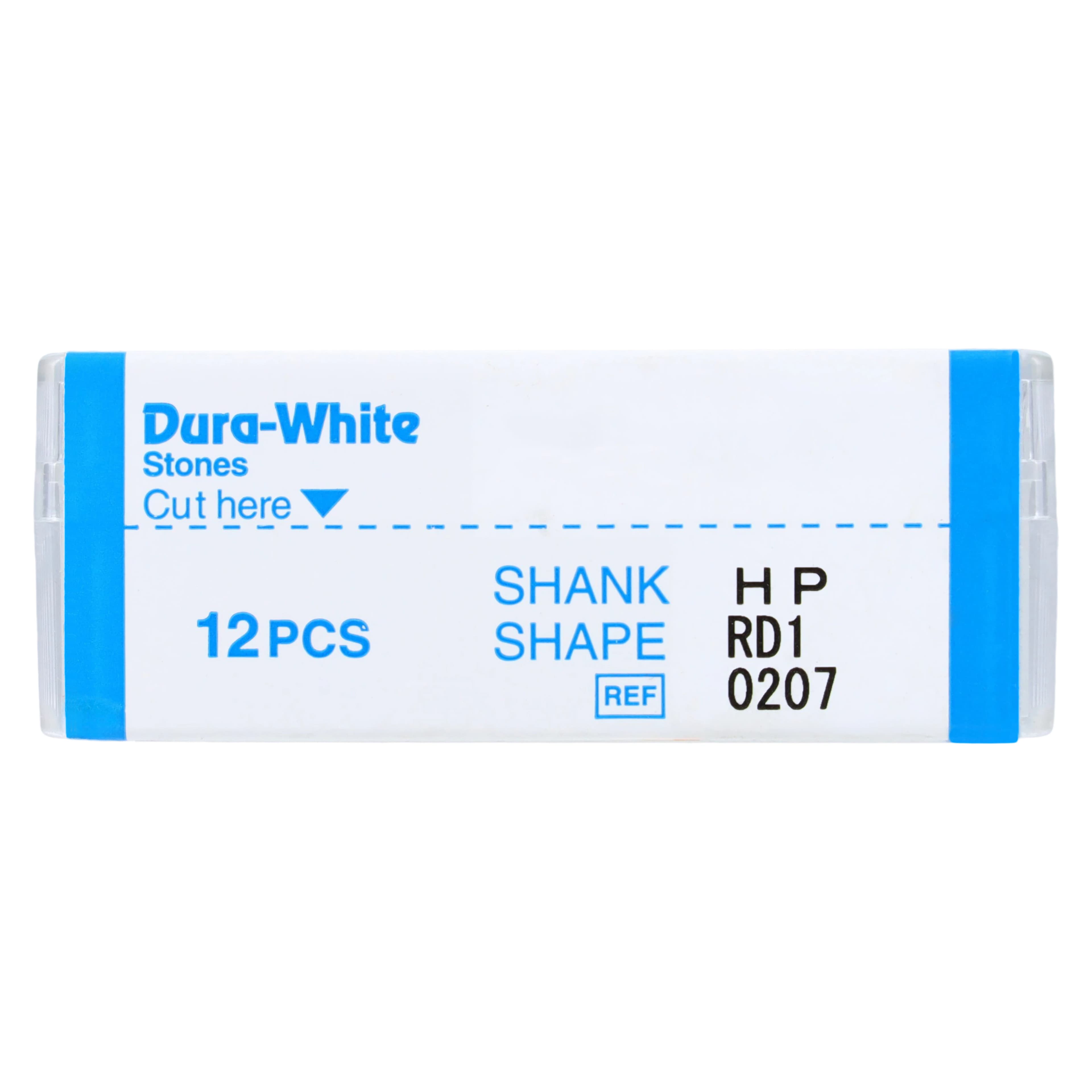 Shofu Dura-White Stones, HP (Straight Handpiece), RD1 Round, White, Aluminum Oxide, 12/Pkg, 0207 thumbnail 4