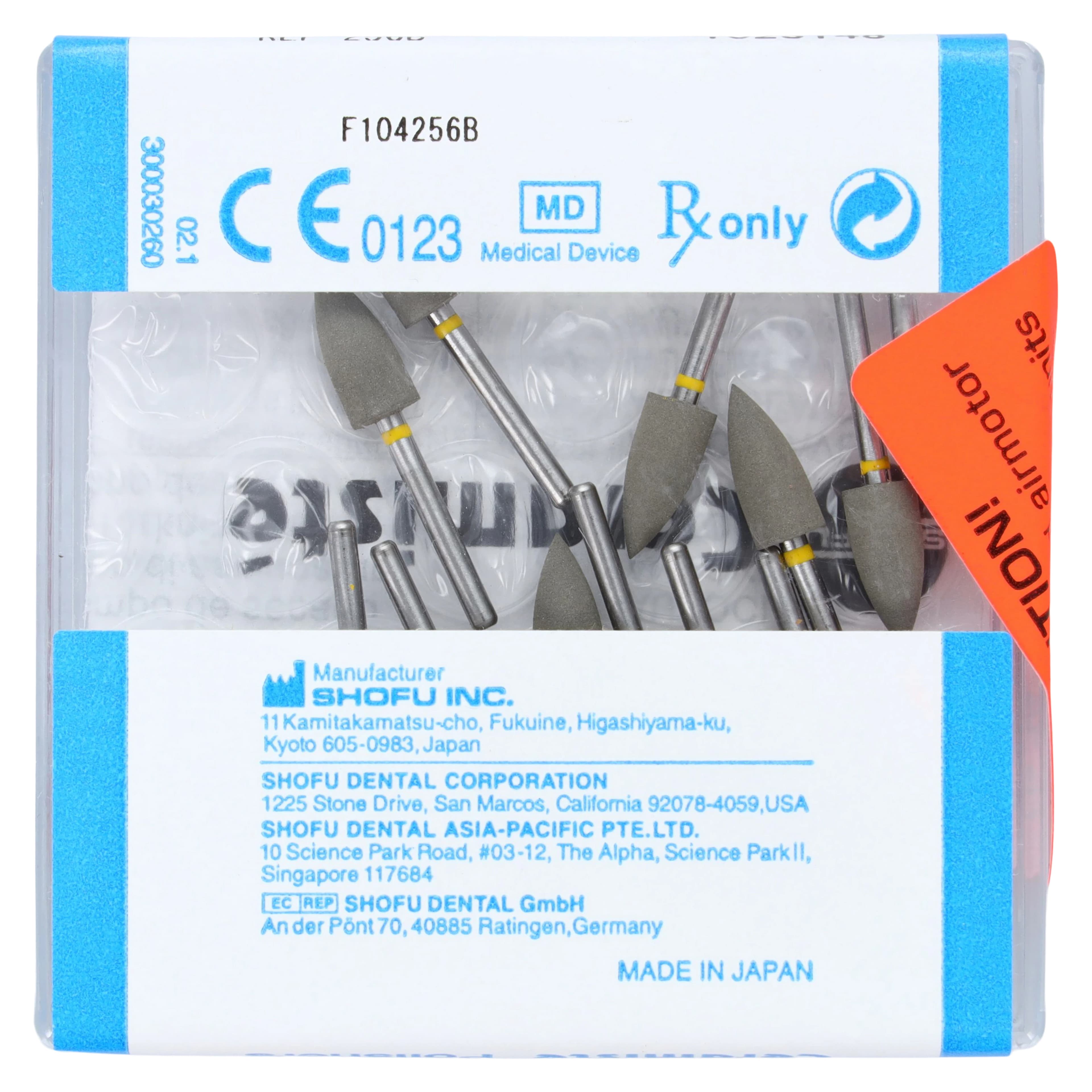 CeraMiste Soft Polishers, FG, Ultra, Midi-Point, #060, Yellow Band, 12/Pk, 256B thumbnail 2