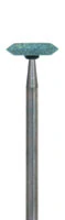 Shofu Dura-Green Stones, HP Handpiece, Knife Edge KN6, ISO #100, Green, 12/Pk - Dura-Green Stones - HP - KN6 - Image 1