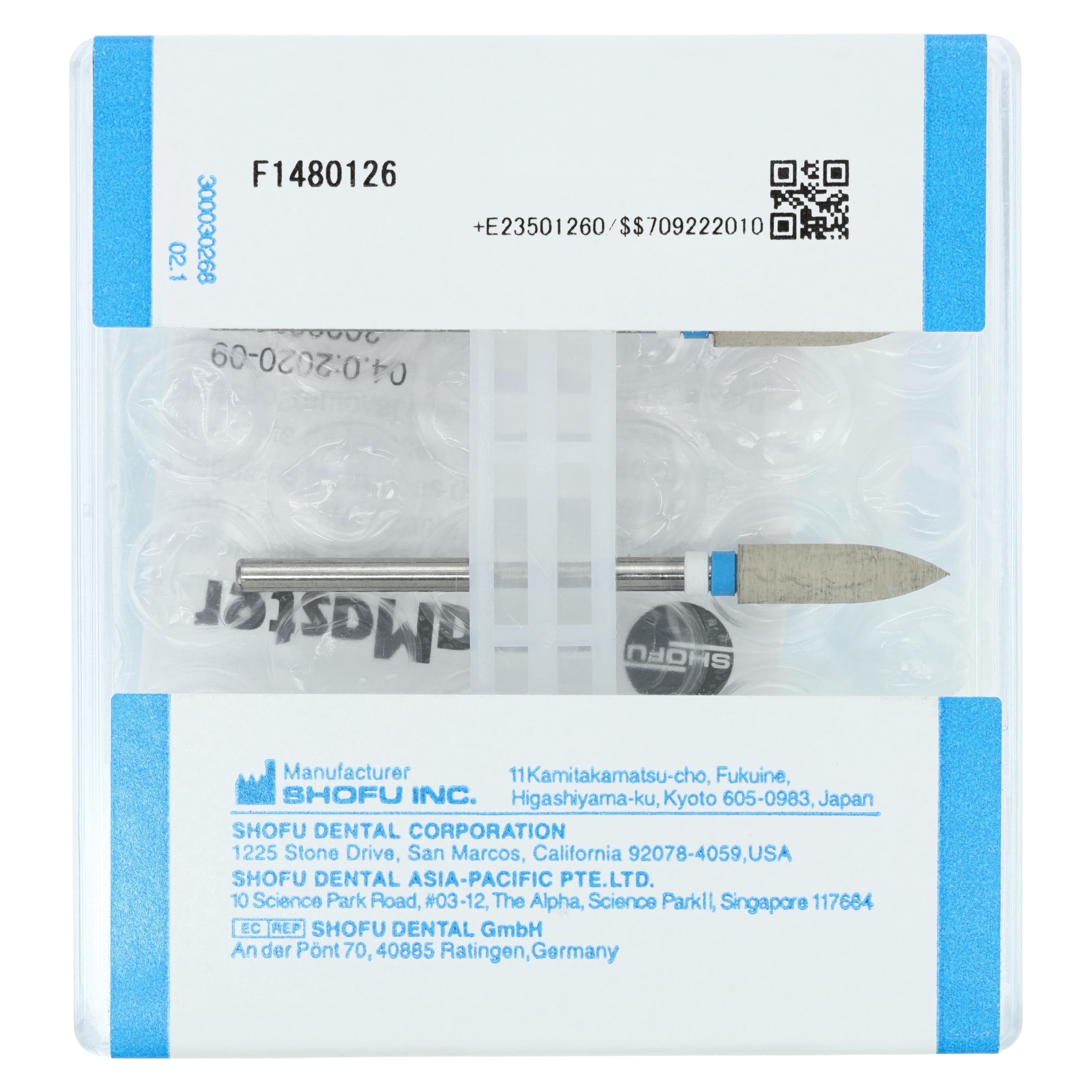 CeraMaster HP Diamond-Impregnated Polishers, Bullet, Regular Grit, #040, 3/Pk, 0126 thumbnail 2
