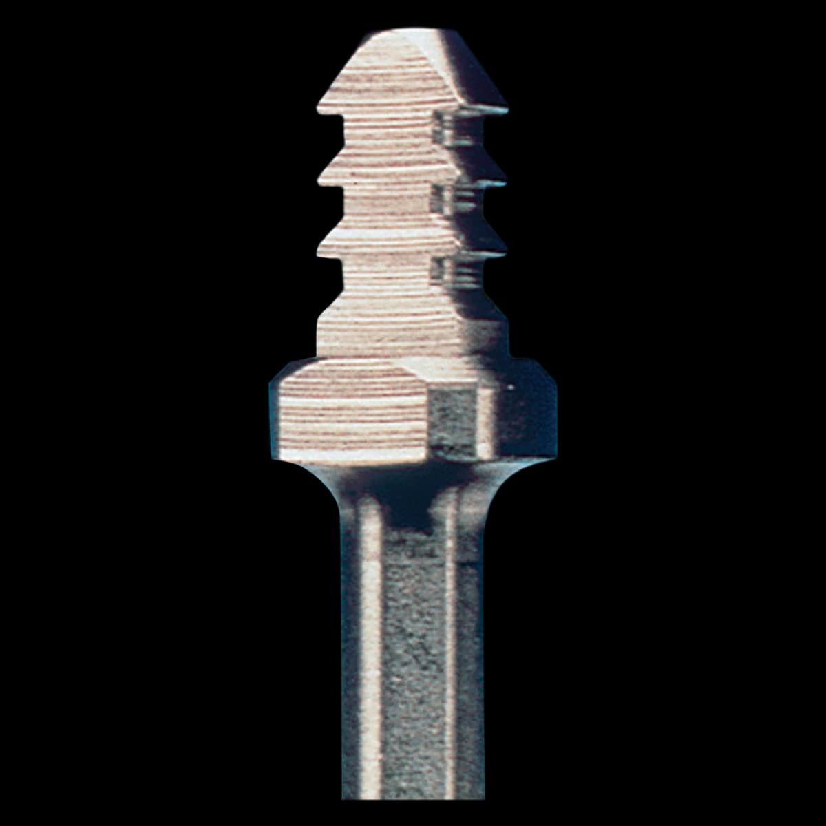 Super-Snap Snap-On Mandrel, Stainless Steel, HP Shank, 6/Box, 0437 - Super-Snap Mandrels, Stainless Steel - Image 1