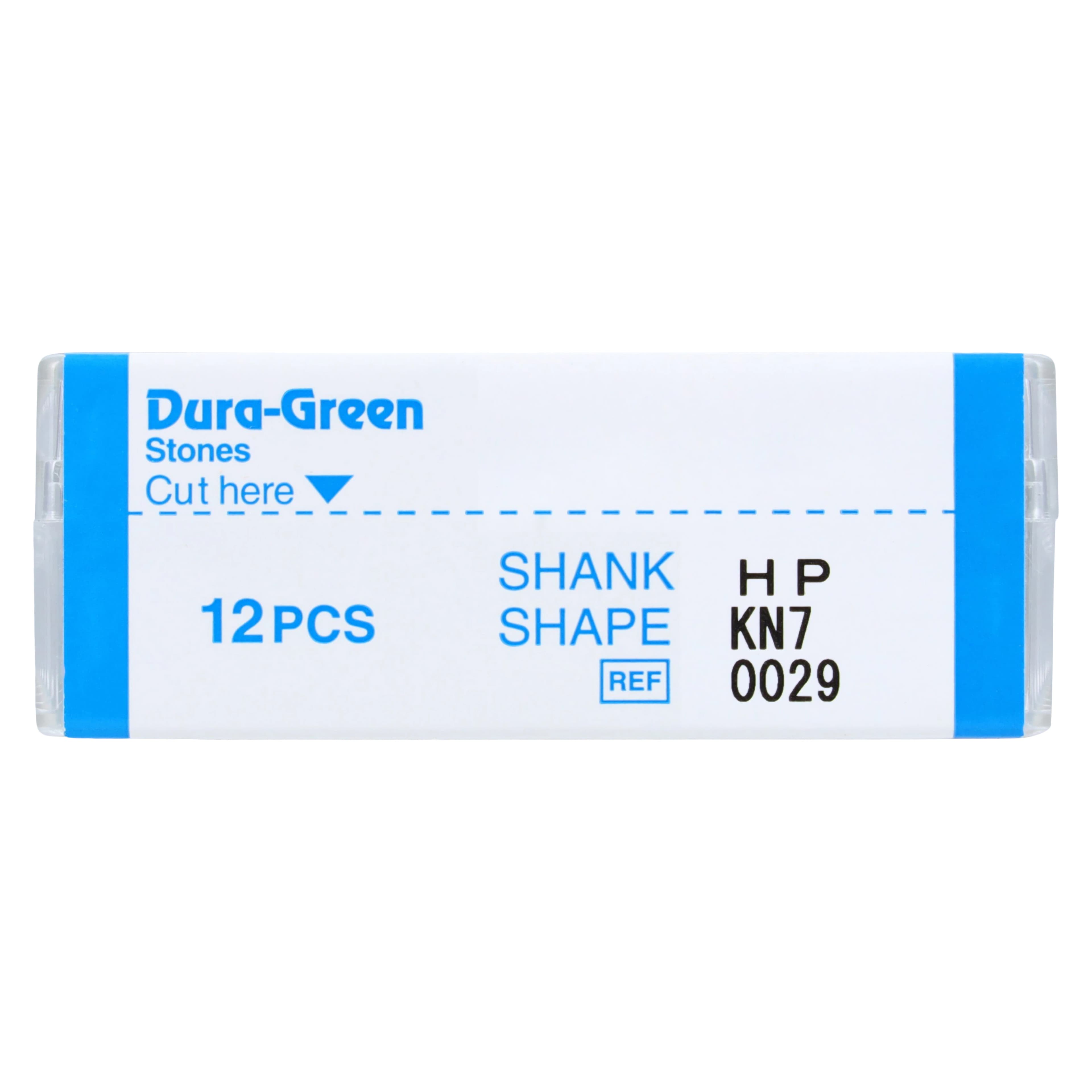 Shofu Dura-Green Stones, HP (Straight Handpiece), Knife Edge KN7, ISO #125, Green, 12/Pkg, 0029 thumbnail 4
