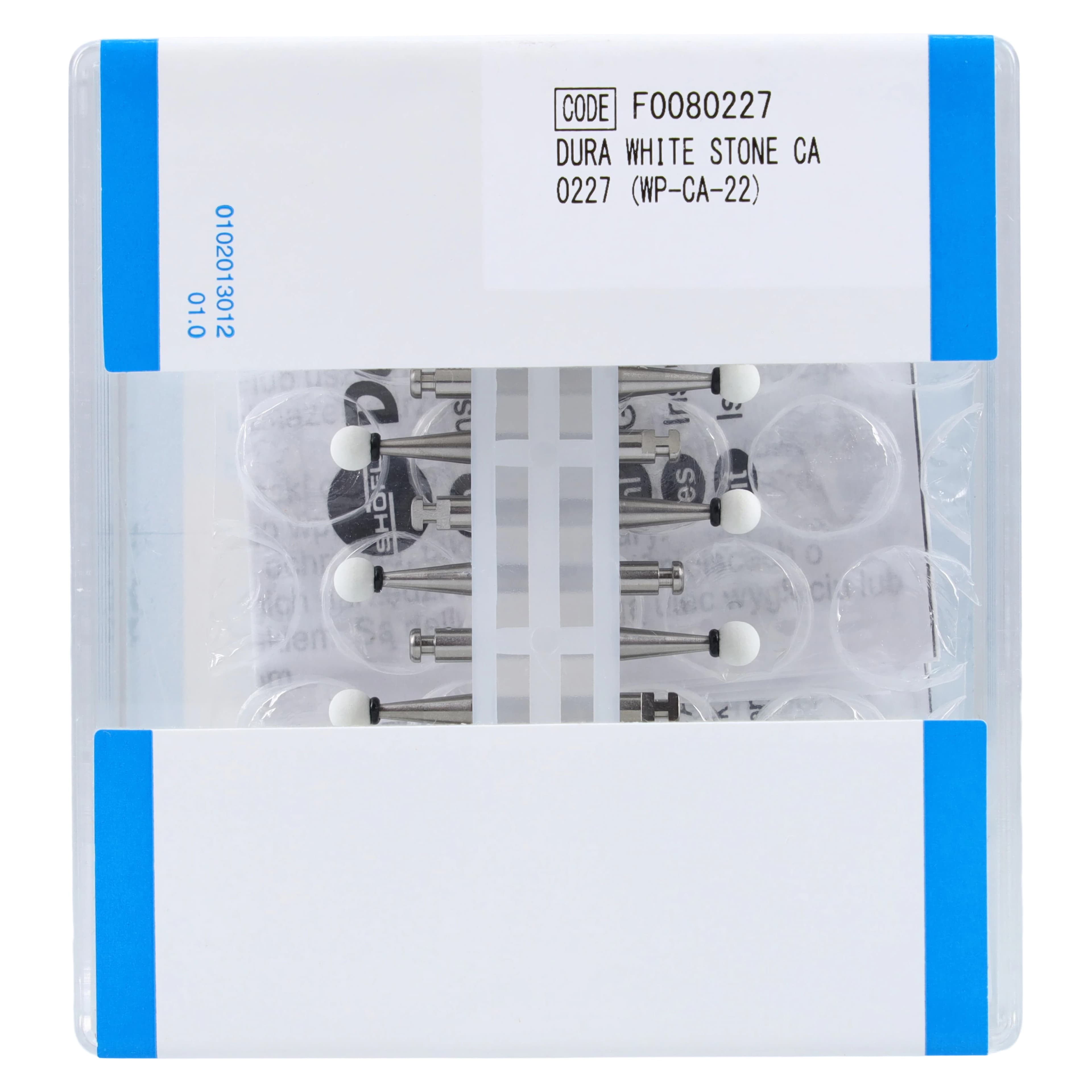 Shofu Dura-White Stones, RD1 Round, CA (Contra Angle) Latch-Type, White, 12/Pk, 0227 thumbnail 2